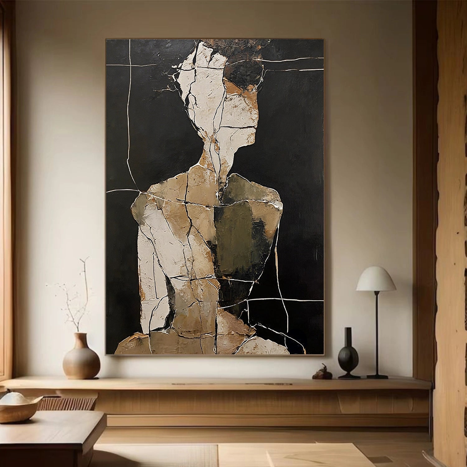 Abstract Portrait Wall Art #WP039