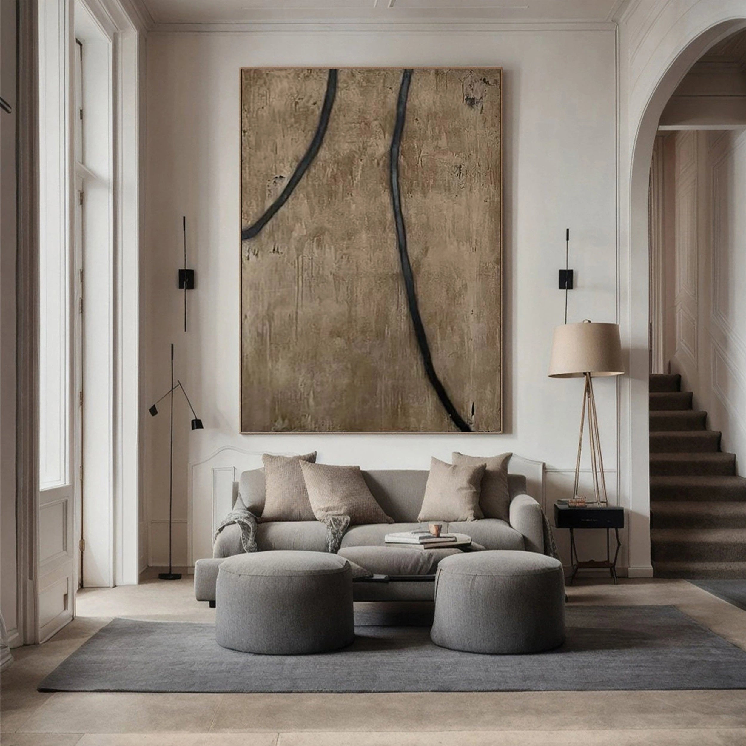 Wabi Sabi Abstract Wall Art #WA087