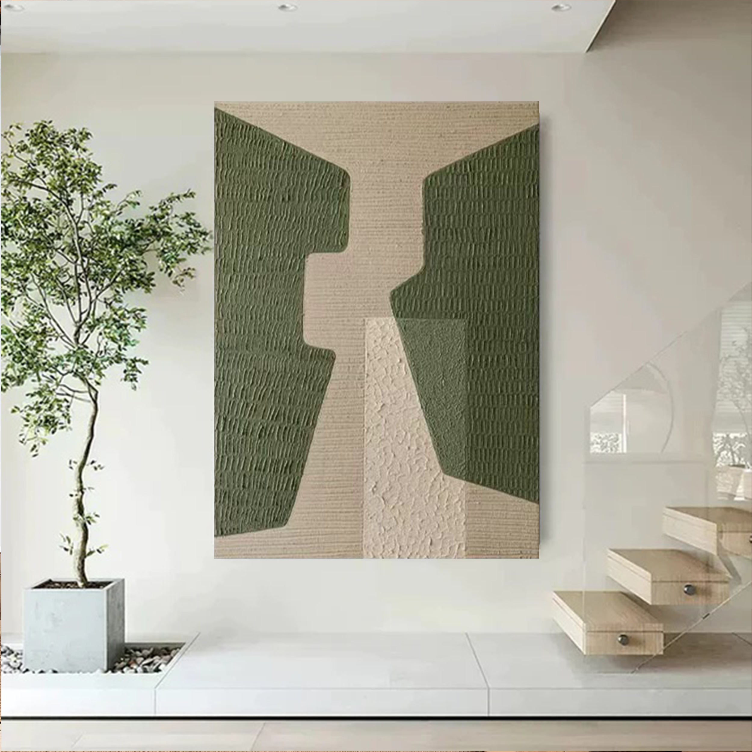 Wabi Sabi Abstract Wall Art #WA053