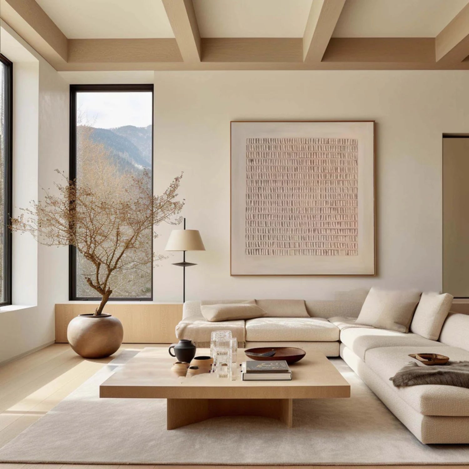 Wabi Sabi Abstract Wall Art #WA056