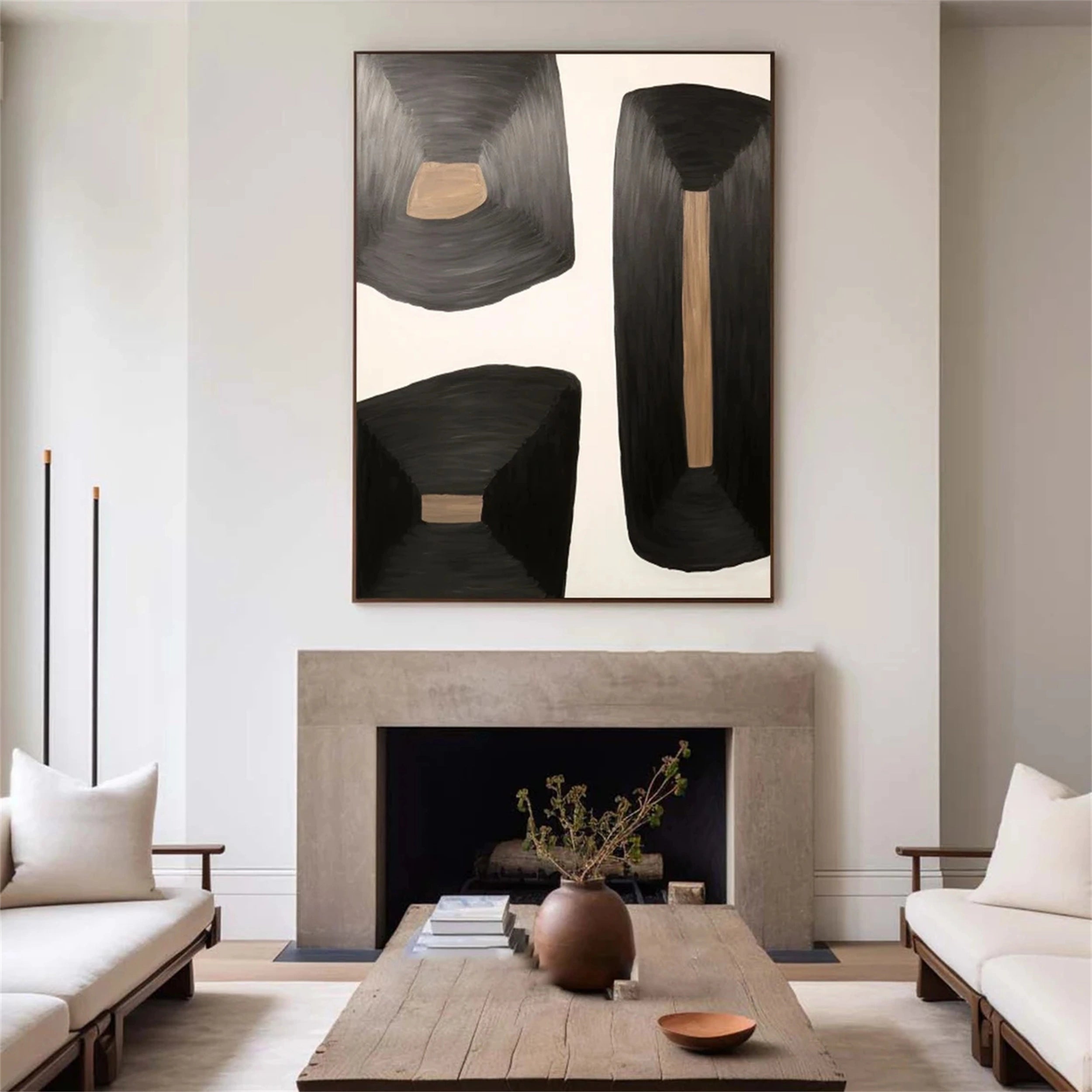 Wabi Sabi Abstract Wall Art #WA136