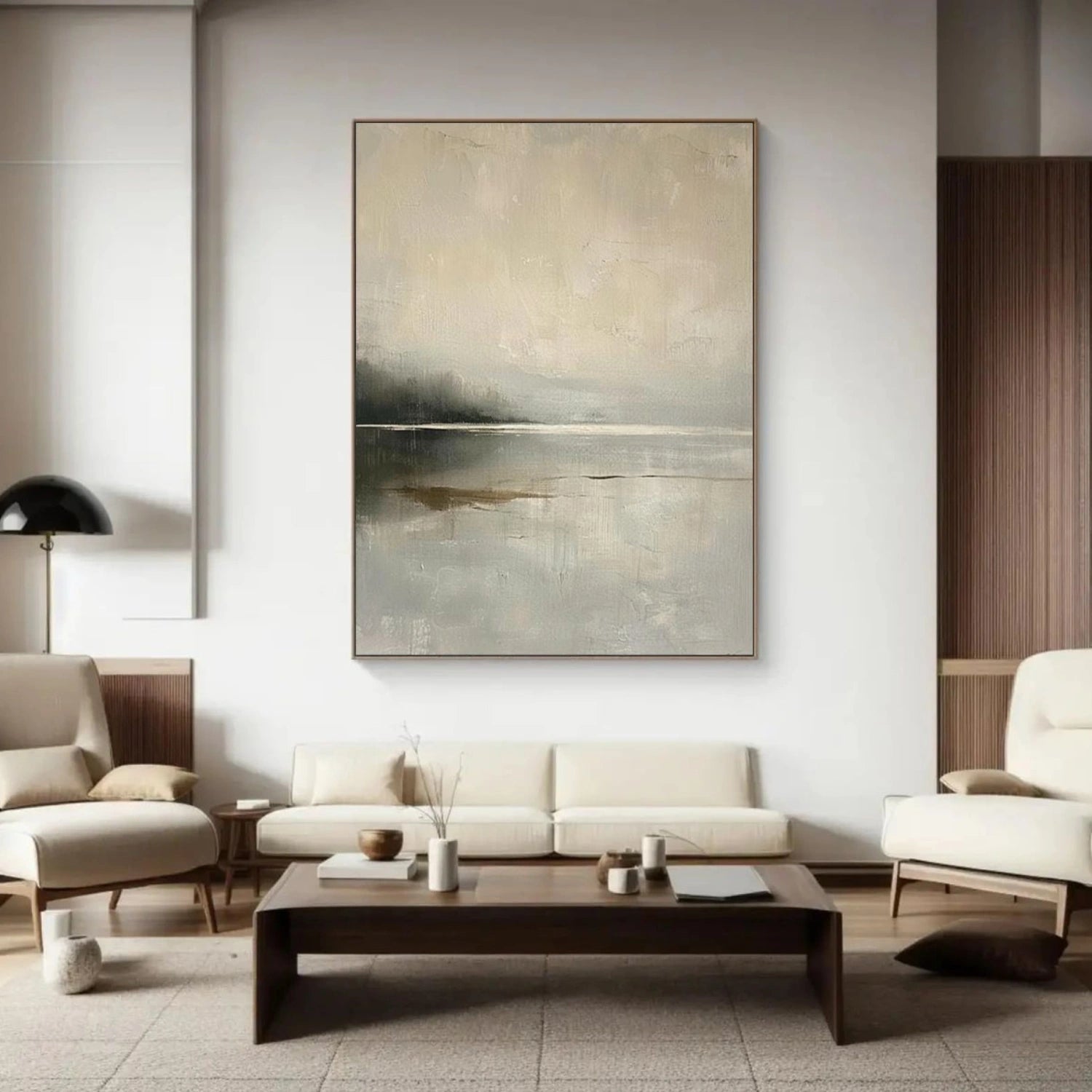 Sky And Ocean Abstract Wall Art #SO380