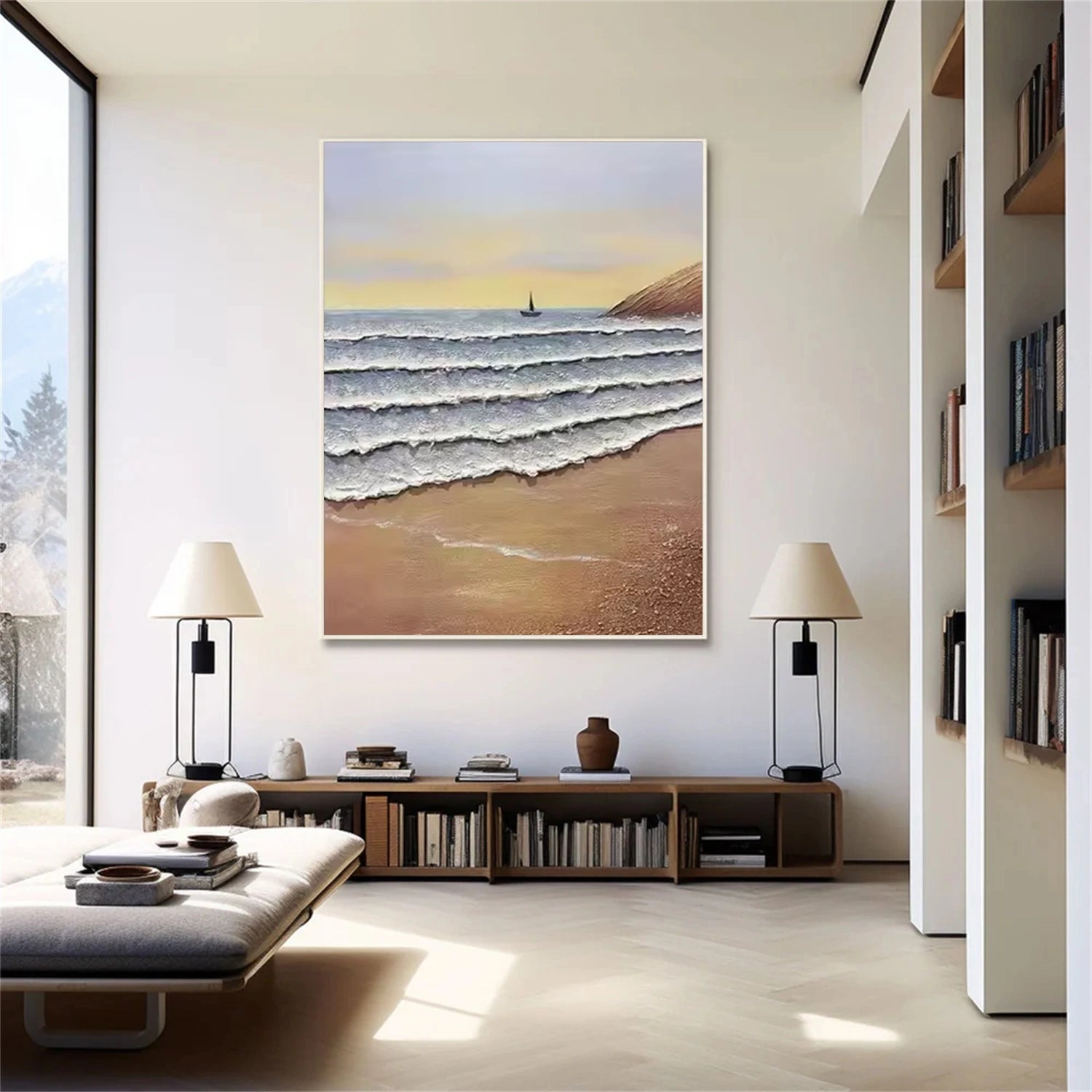 Sky and Ocean Painting #SO218