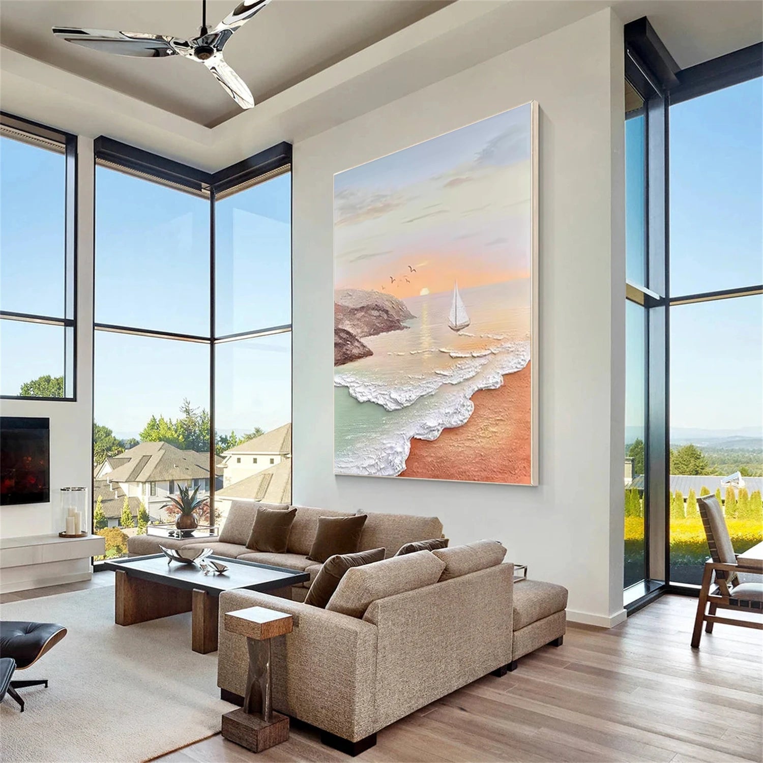 Sky and Ocean Painting #SO203