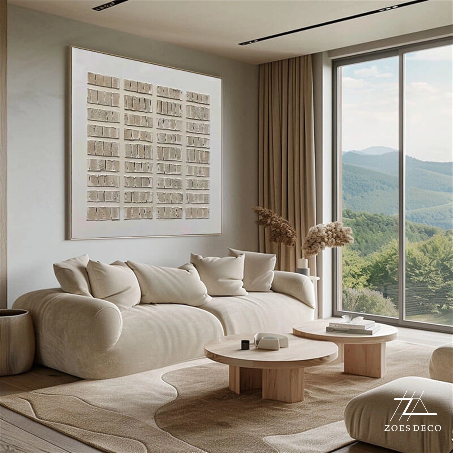 Wabi Sabi Abstract Wall Art #WA159