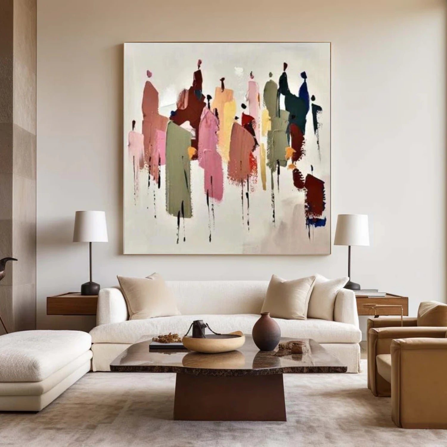 Abstract Portrait Wall Art #WP022