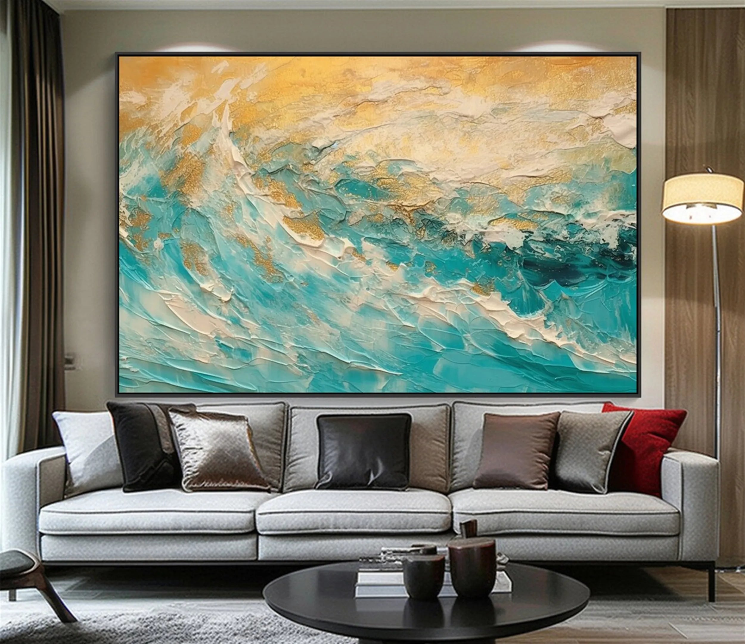 Sky And Ocean Painting #SO098