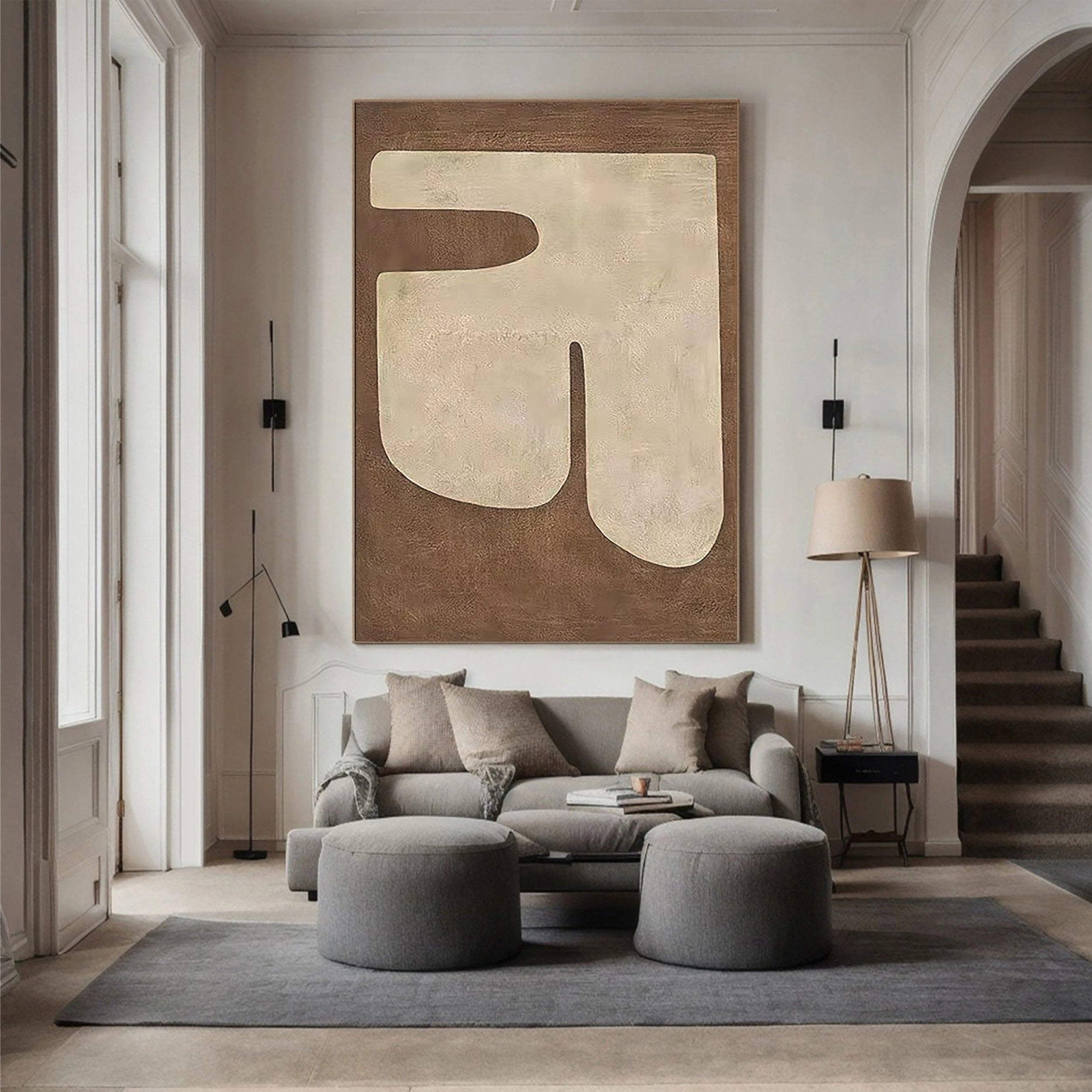 Wabi Sabi Abstract Wall Art #WA060