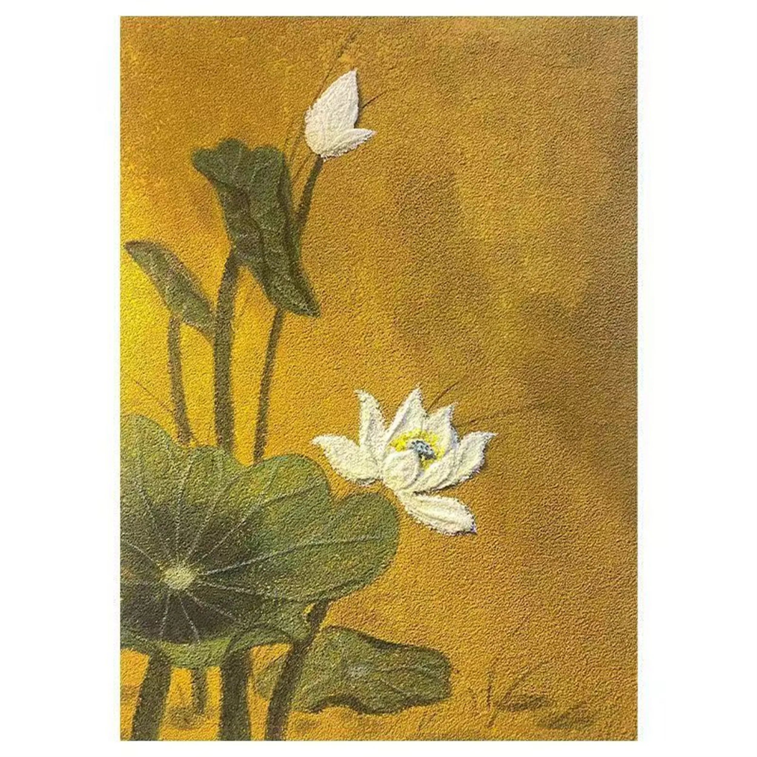 Colorful Tree And Flower Painting #TF065
