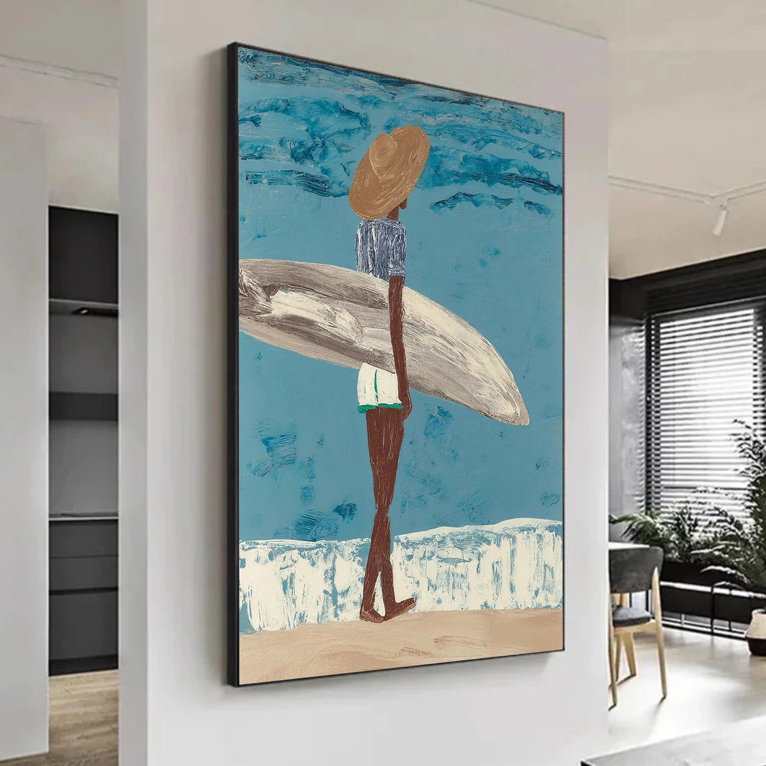 Abstract Portrait Wall Art #WP035