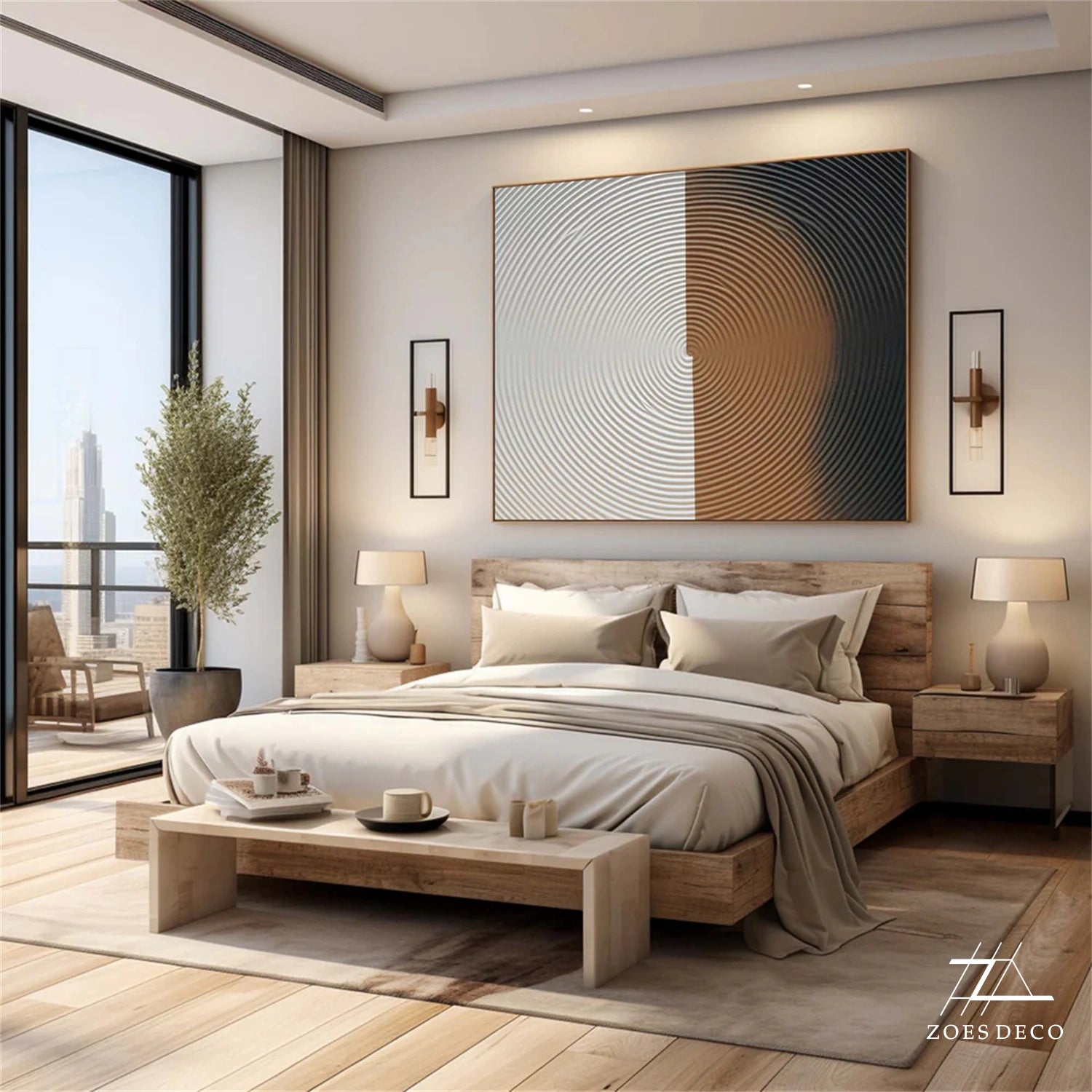 Wabi Sabi Abstract Wall Art #WA161