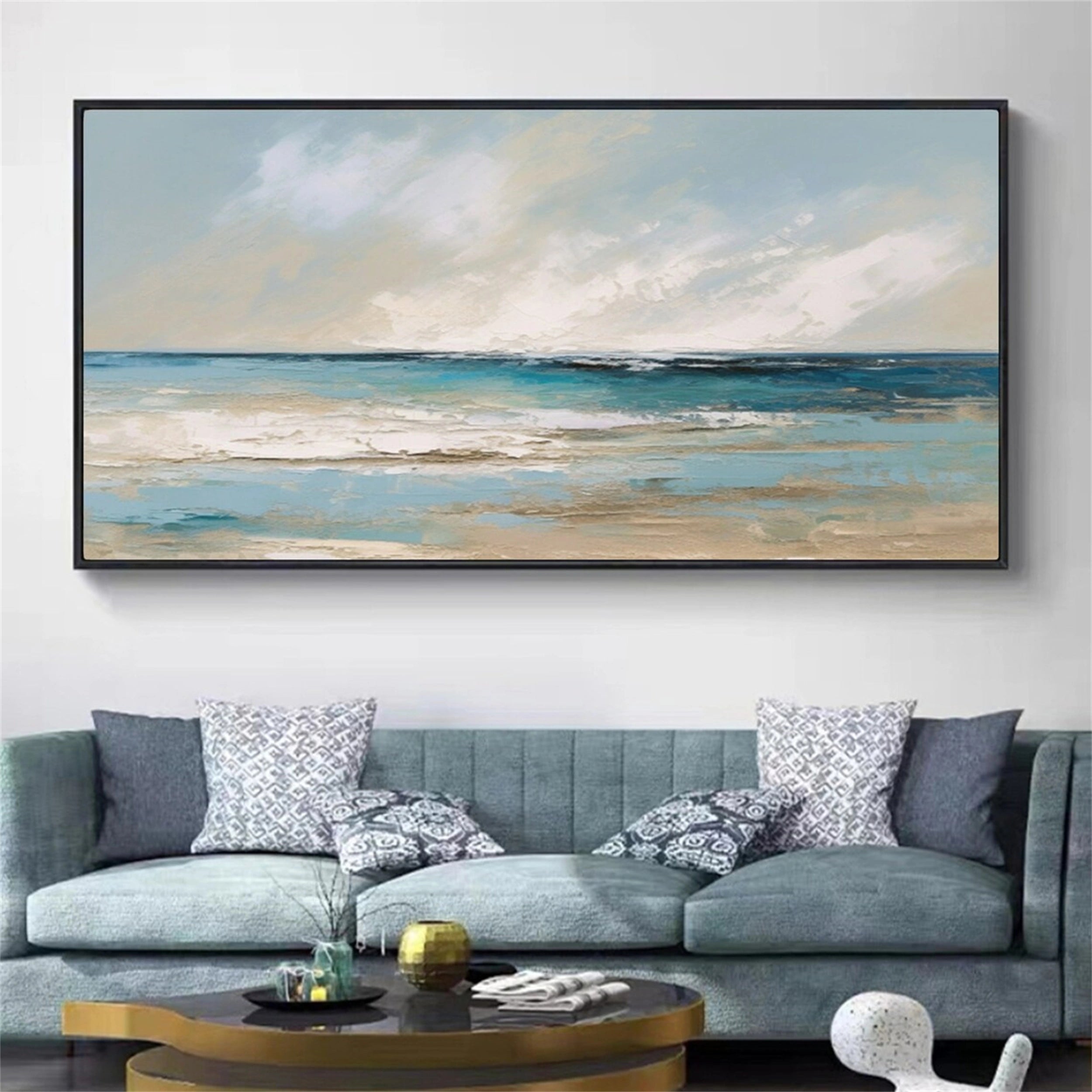 Sky And Ocean Painting #SO066