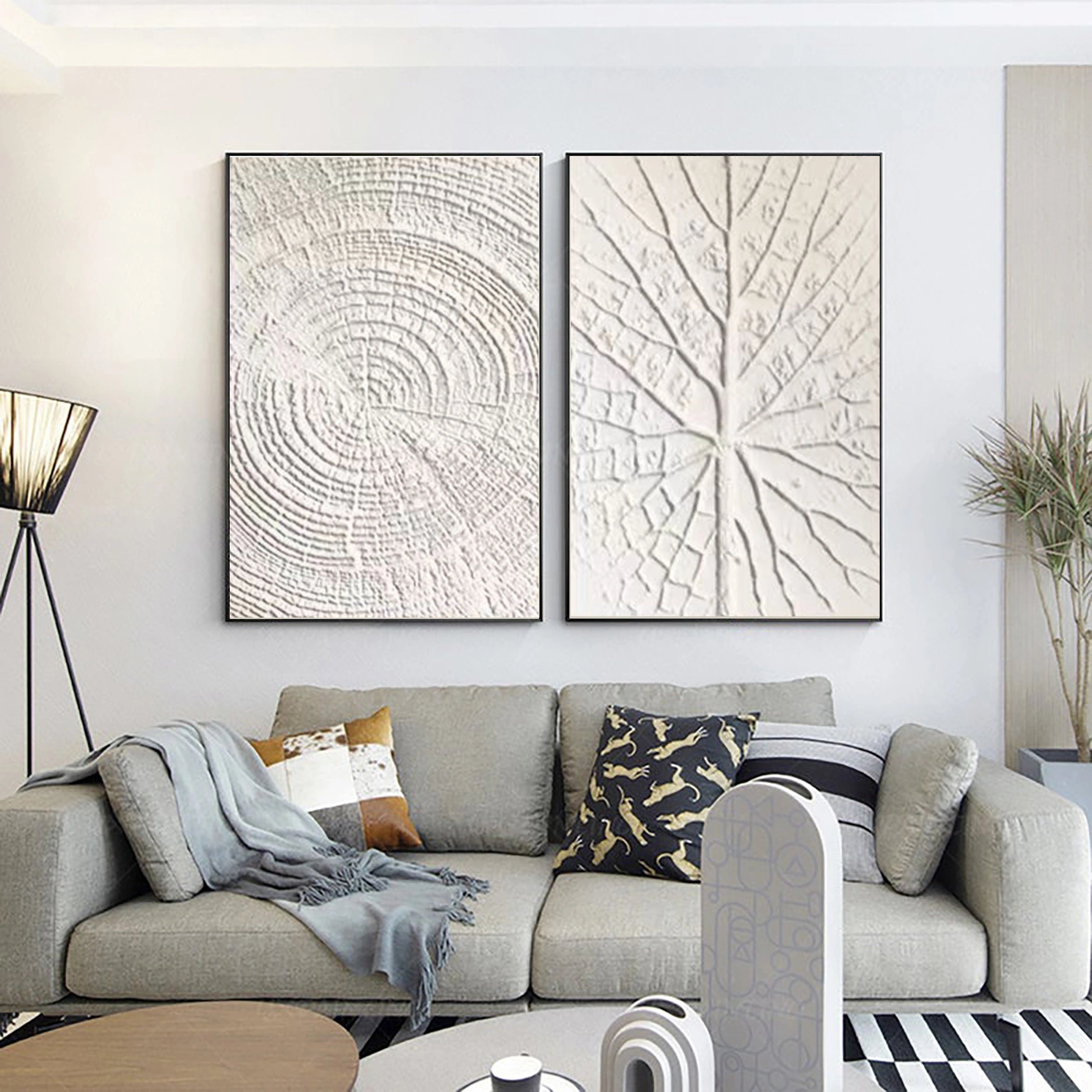 Wabi Sabi Abstract Wall Art Set of 2 #WA103