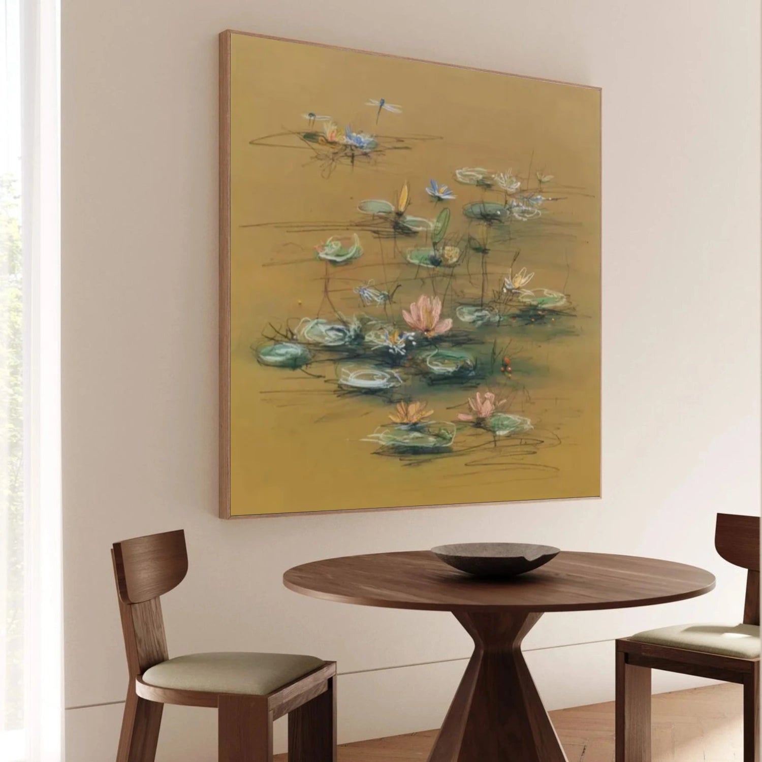 Tree And Flower Abstract Wall Art #TF150