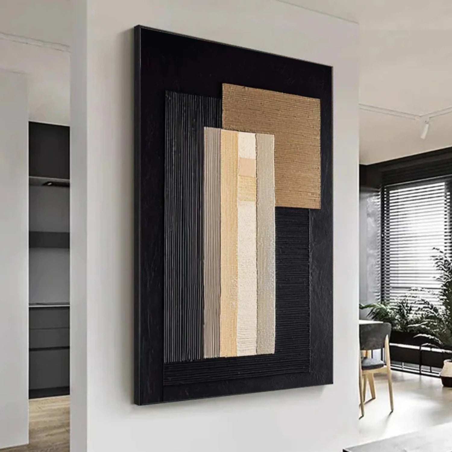 Wabi Sabi Abstract Canvas Art #WA240