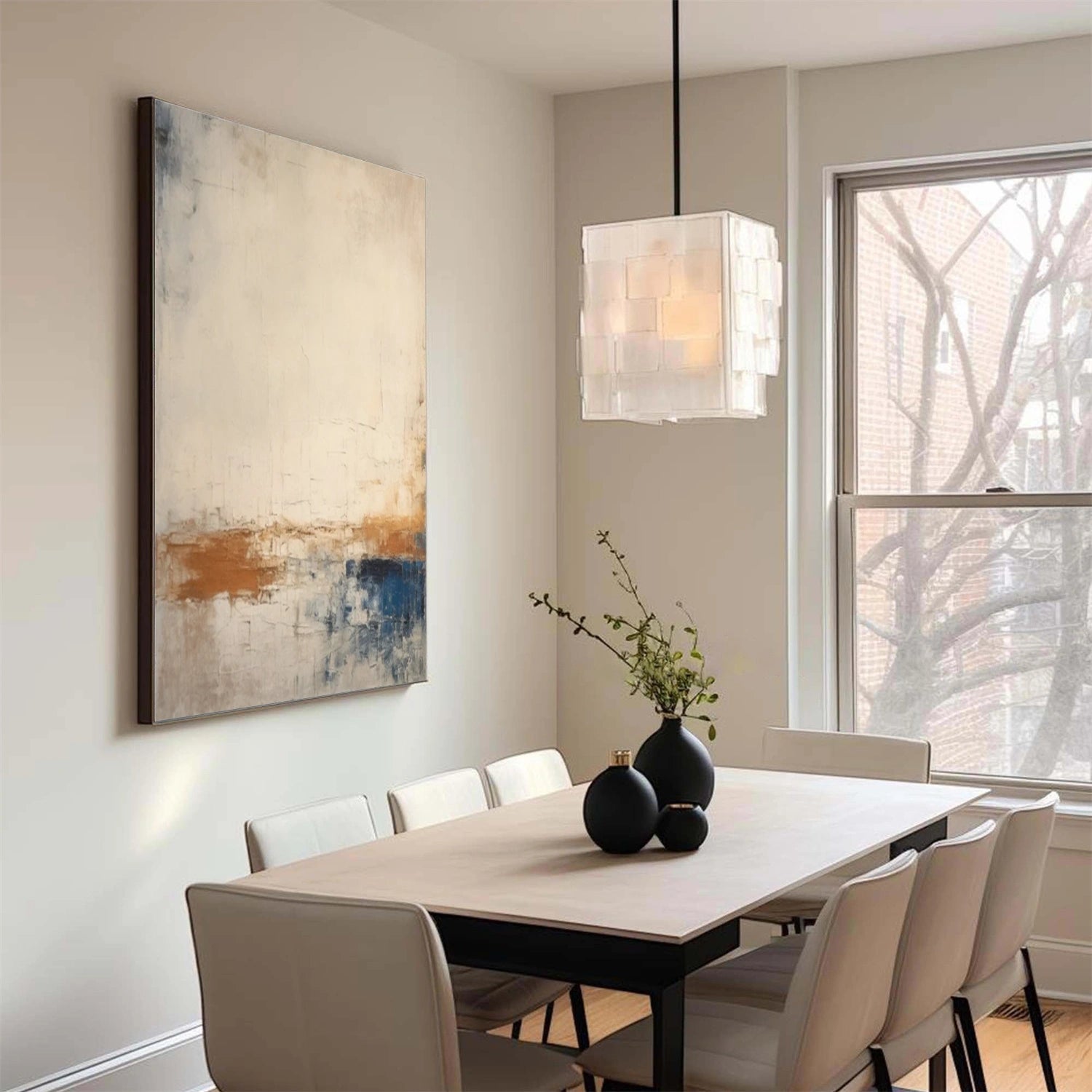 Wabi Sabi Abstract Canvas Art #WA226