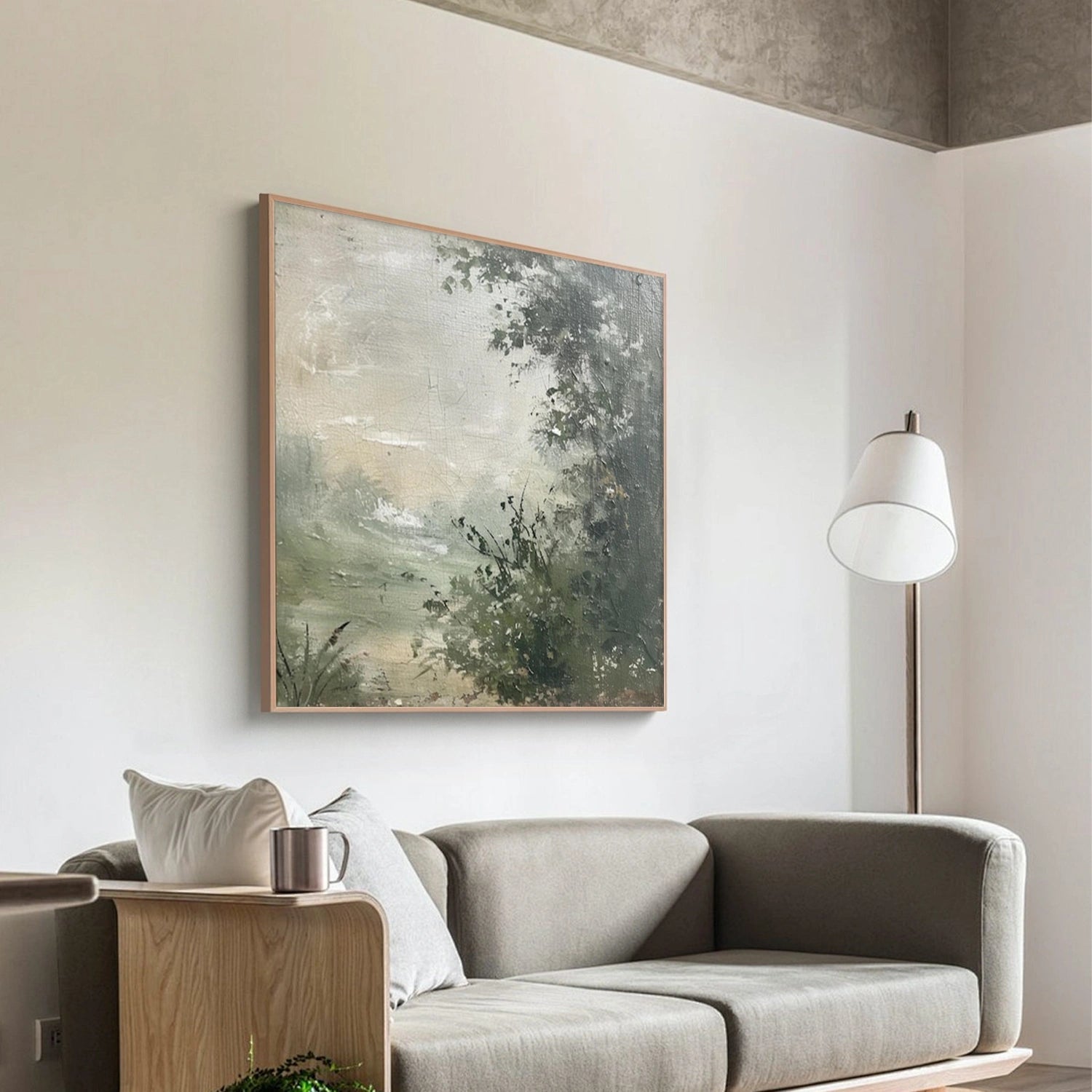 Tree And Flower Abstract Wall Art #TF184
