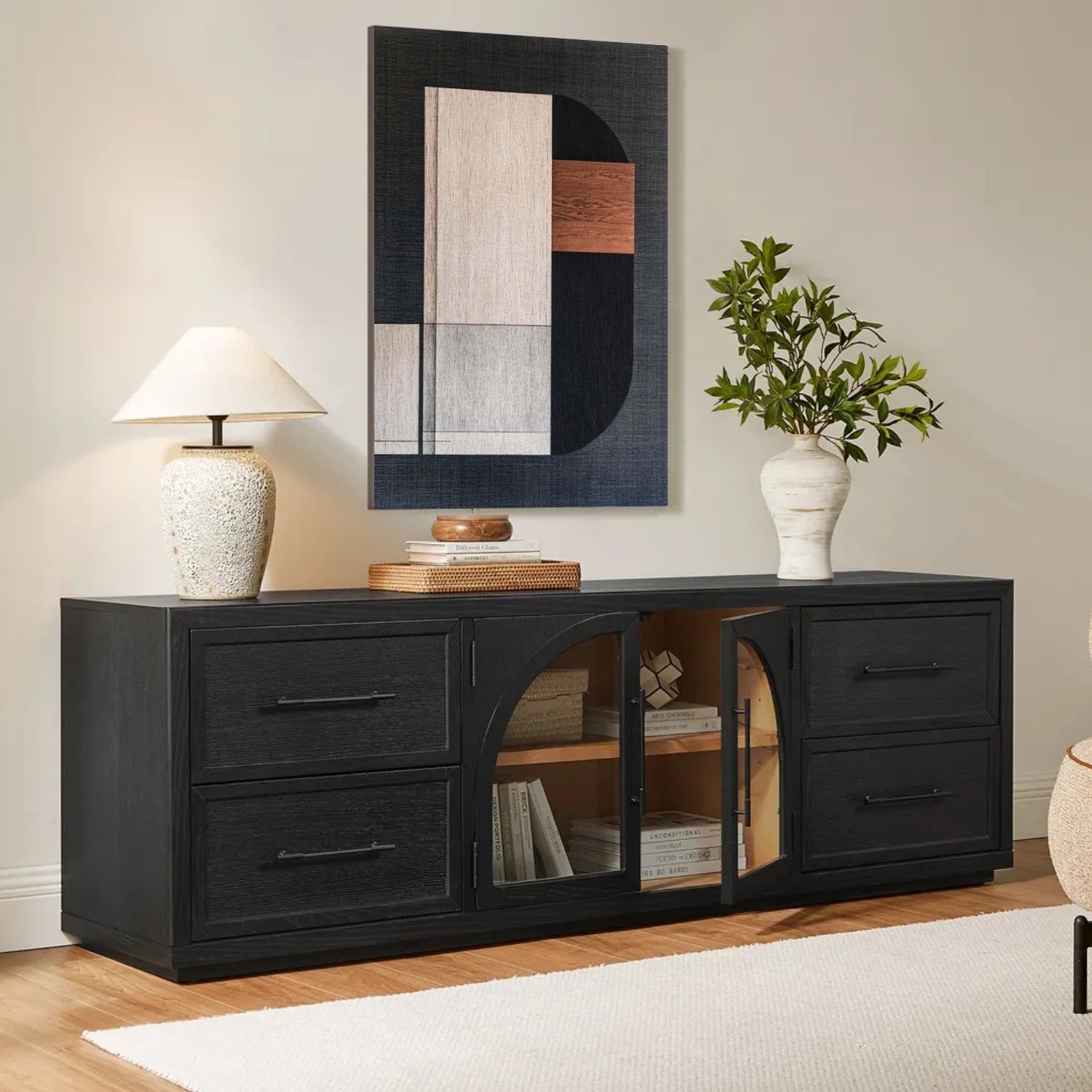 Wabi Sabi Abstract Canvas Art #WA236