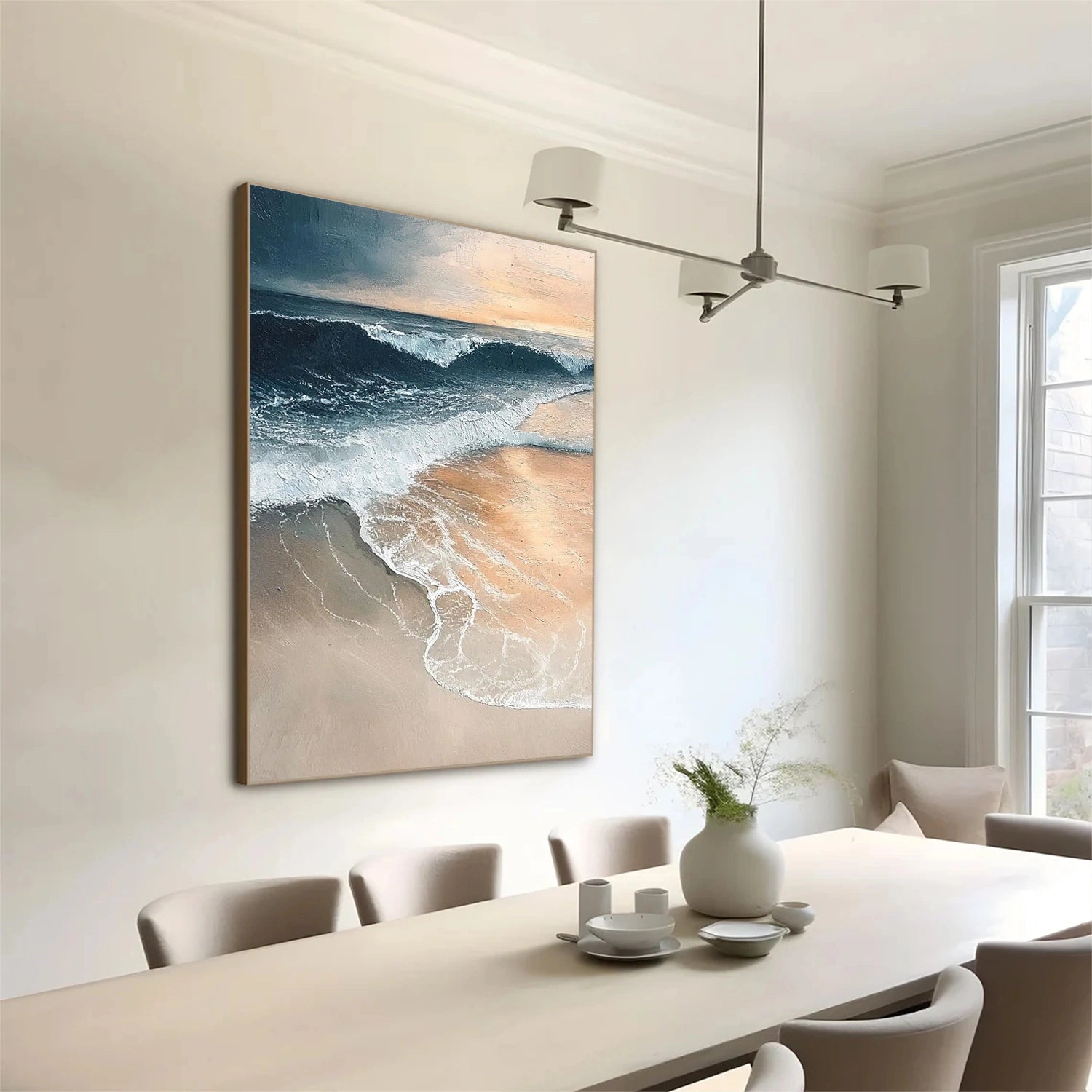 Sky And Ocean Abstract Wall Art #SO398