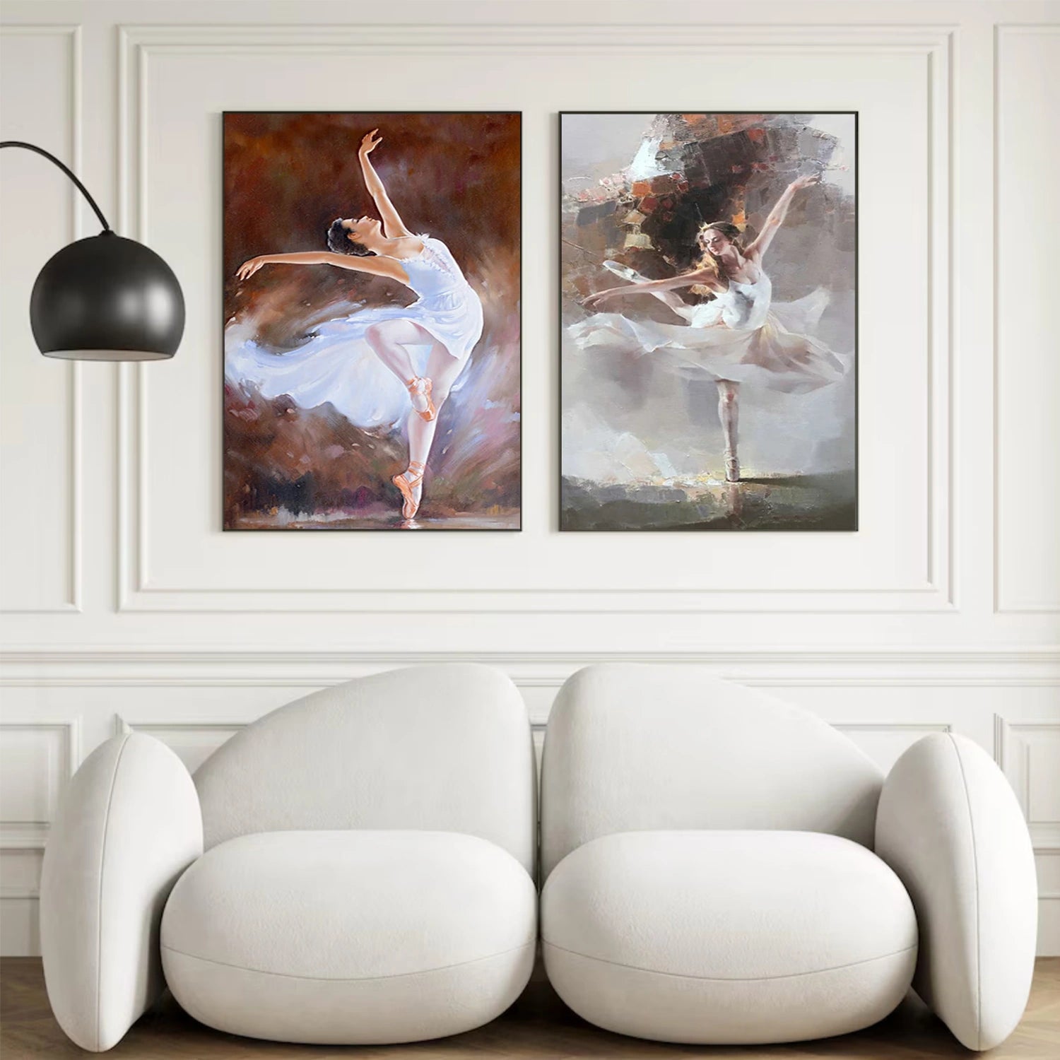 Abstract Portrait Wall Art Set of 2 #WP006