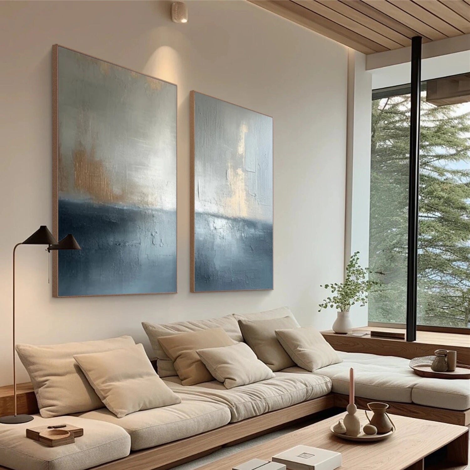 Abstract Wall Art Set of 2 #AW104