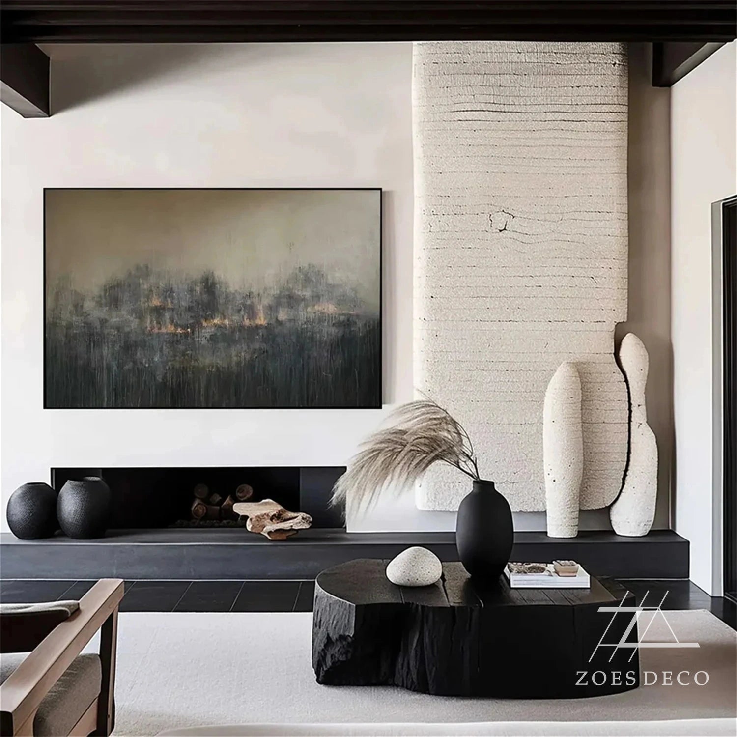 Wabi Sabi Abstract Wall Art #WA165