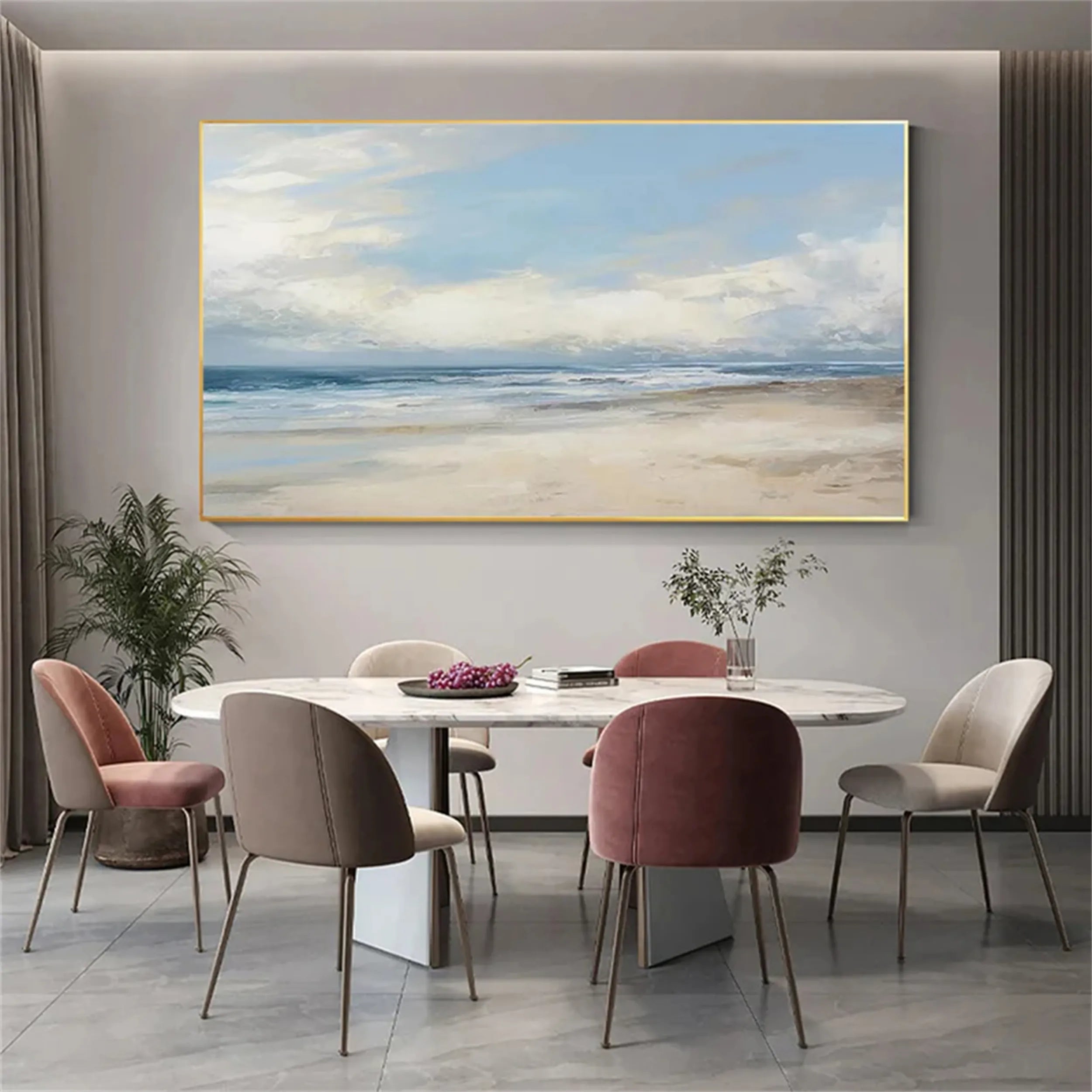 Sky And Ocean Painting #SO093
