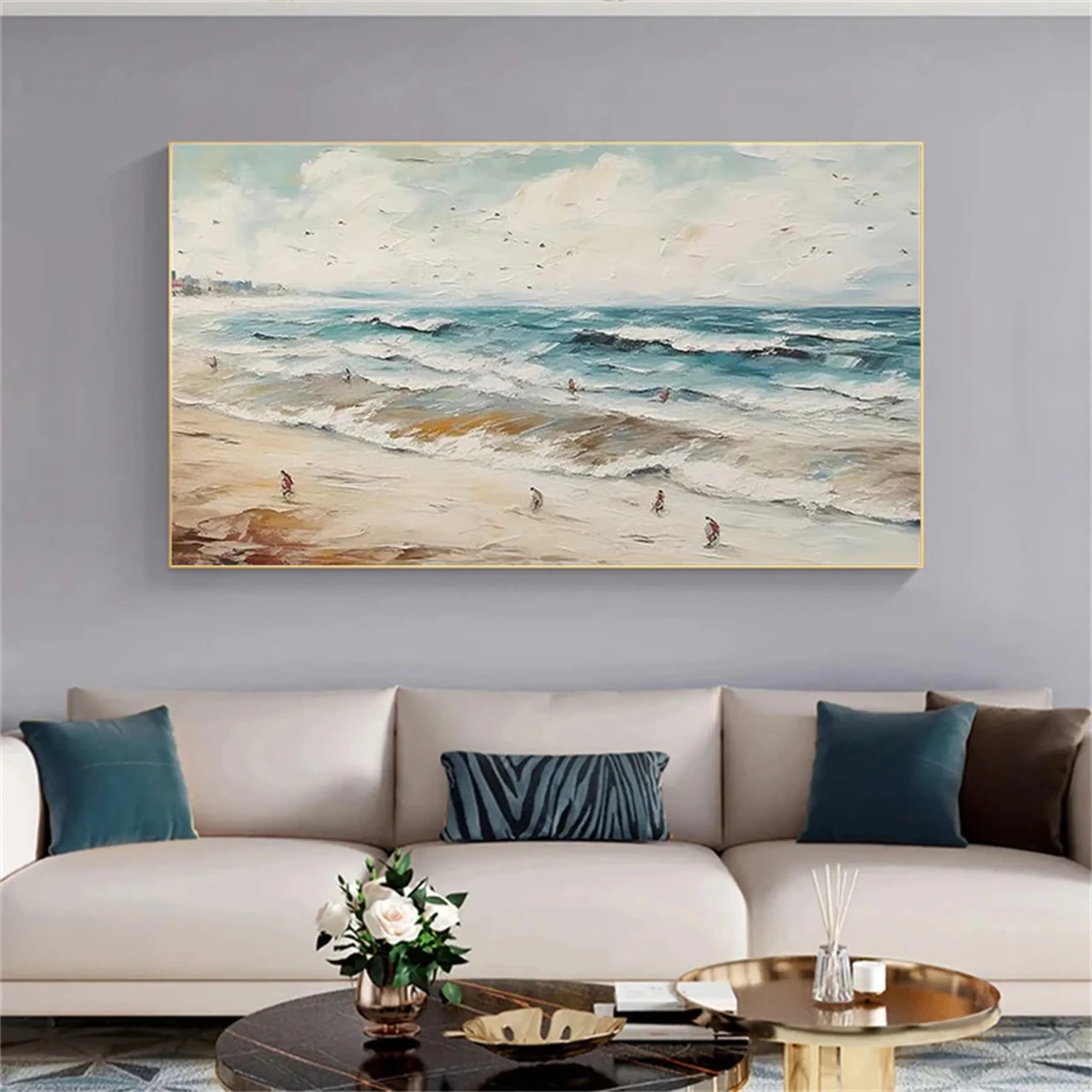Sky And Ocean Painting #SO091