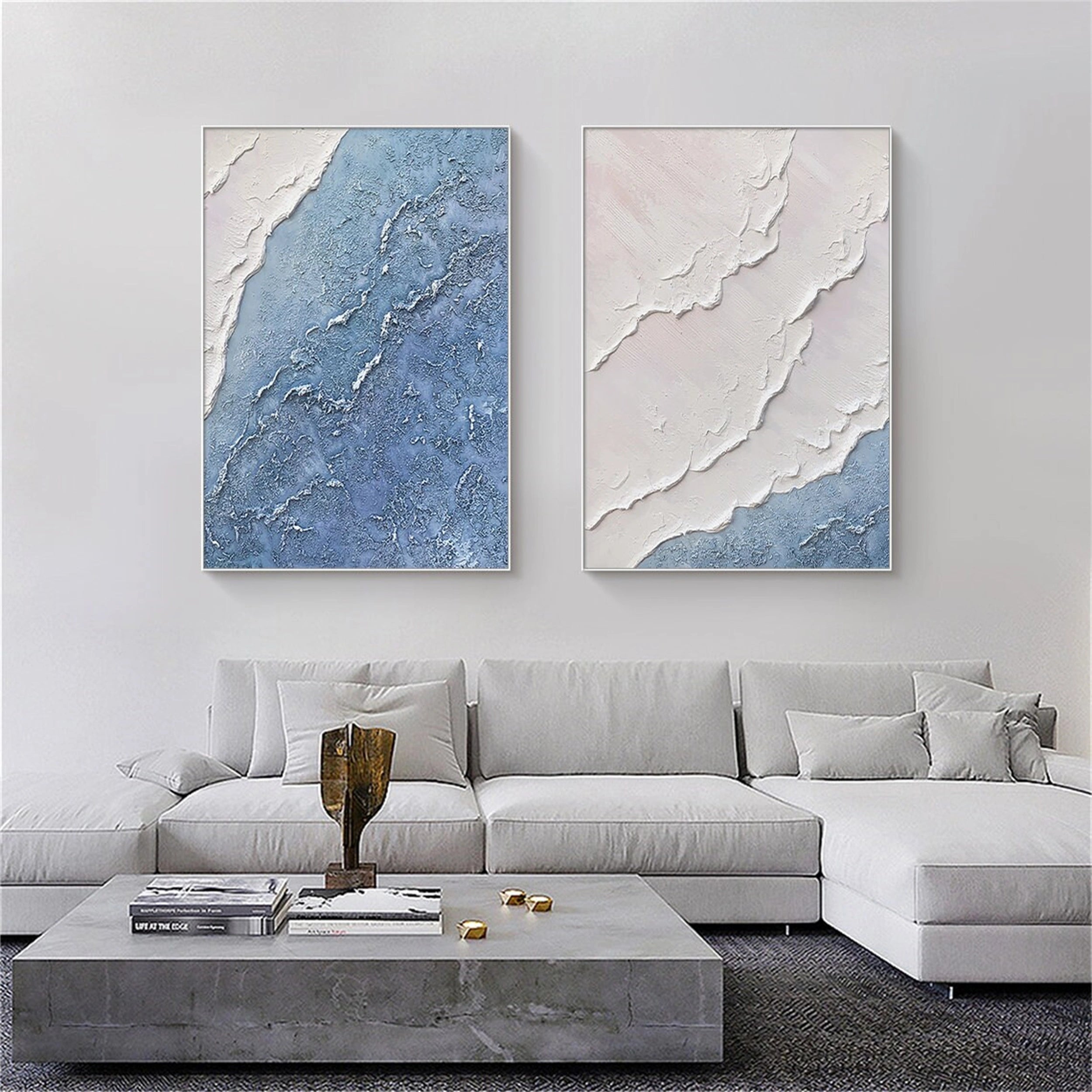 Sky And Ocean Painting Set of 2 #SO067