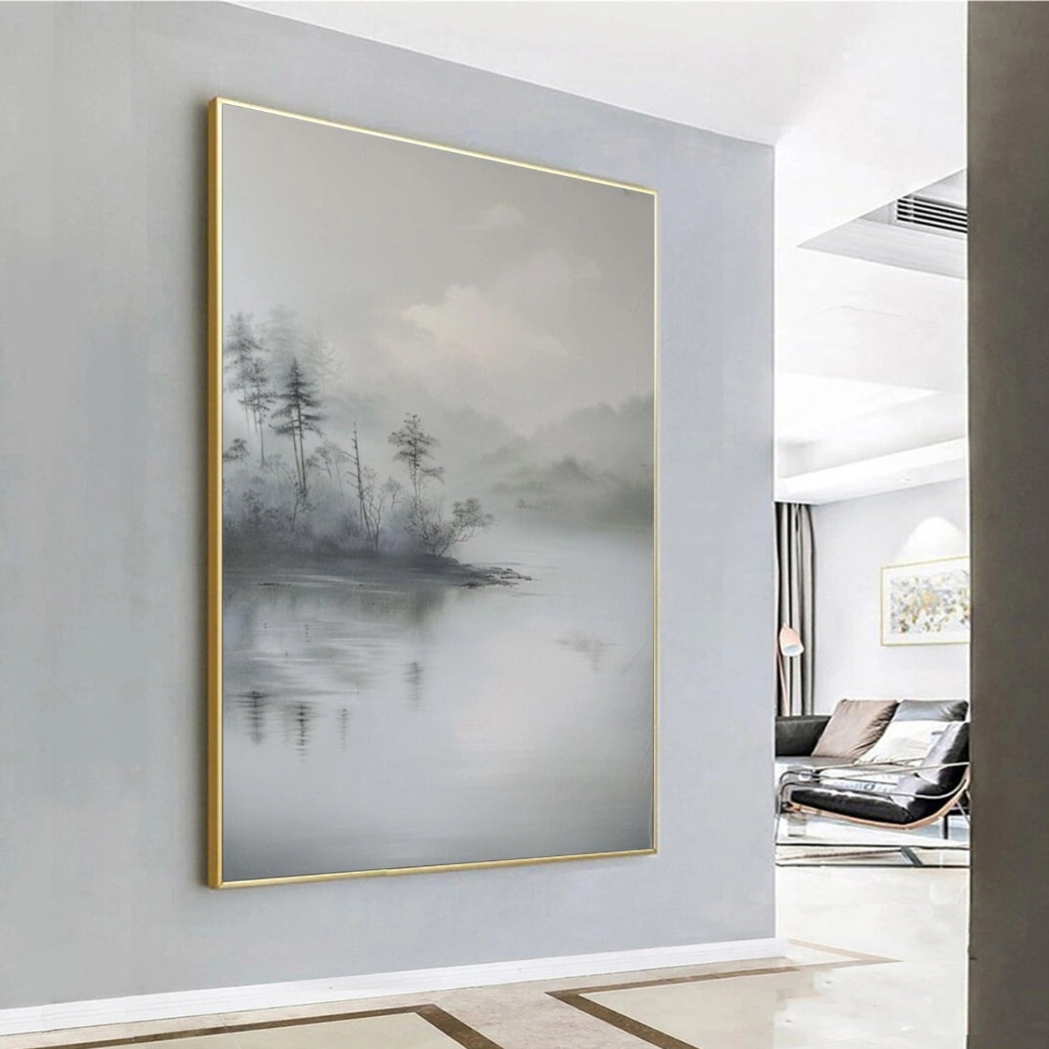 Tree And Flower Abstract Wall Art #TF152