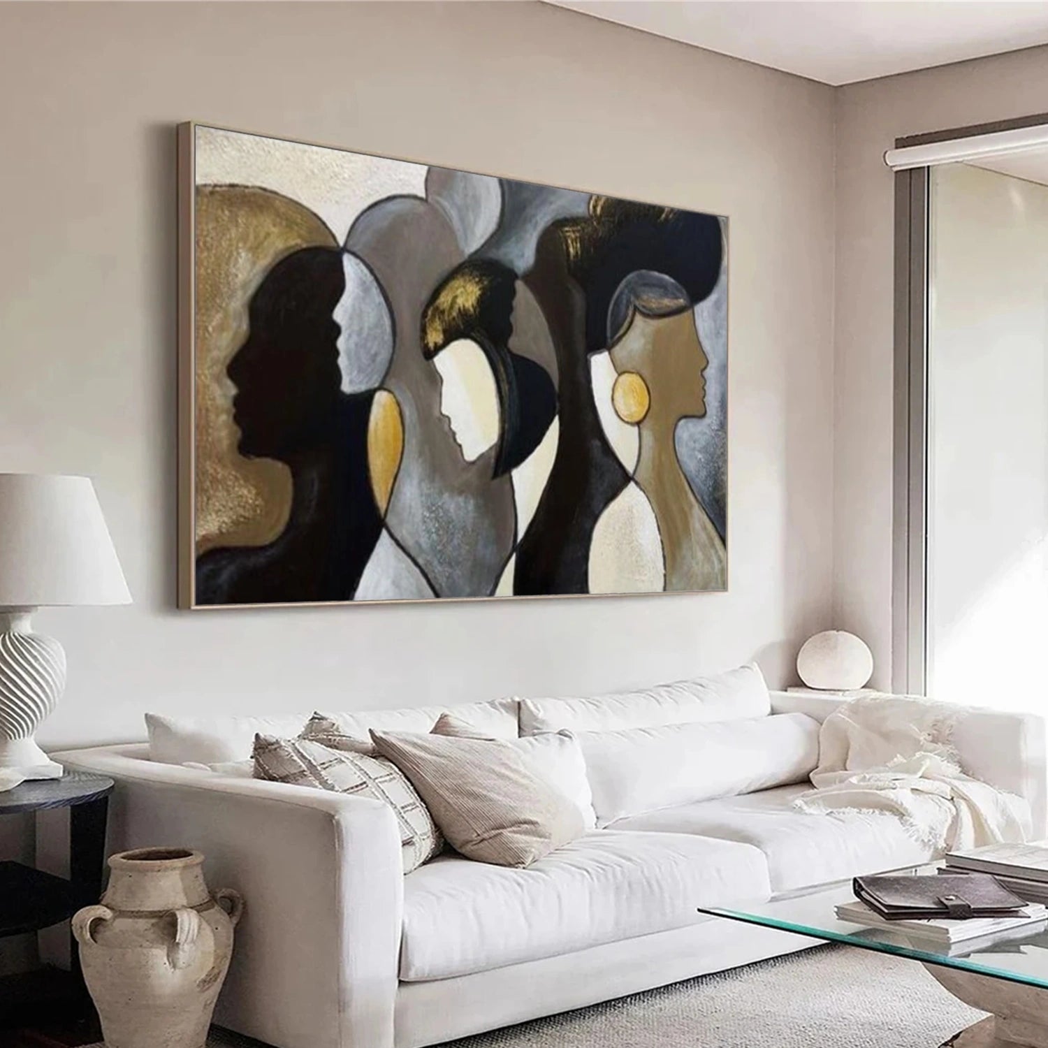 Abstract Portrait Wall Art #WP025