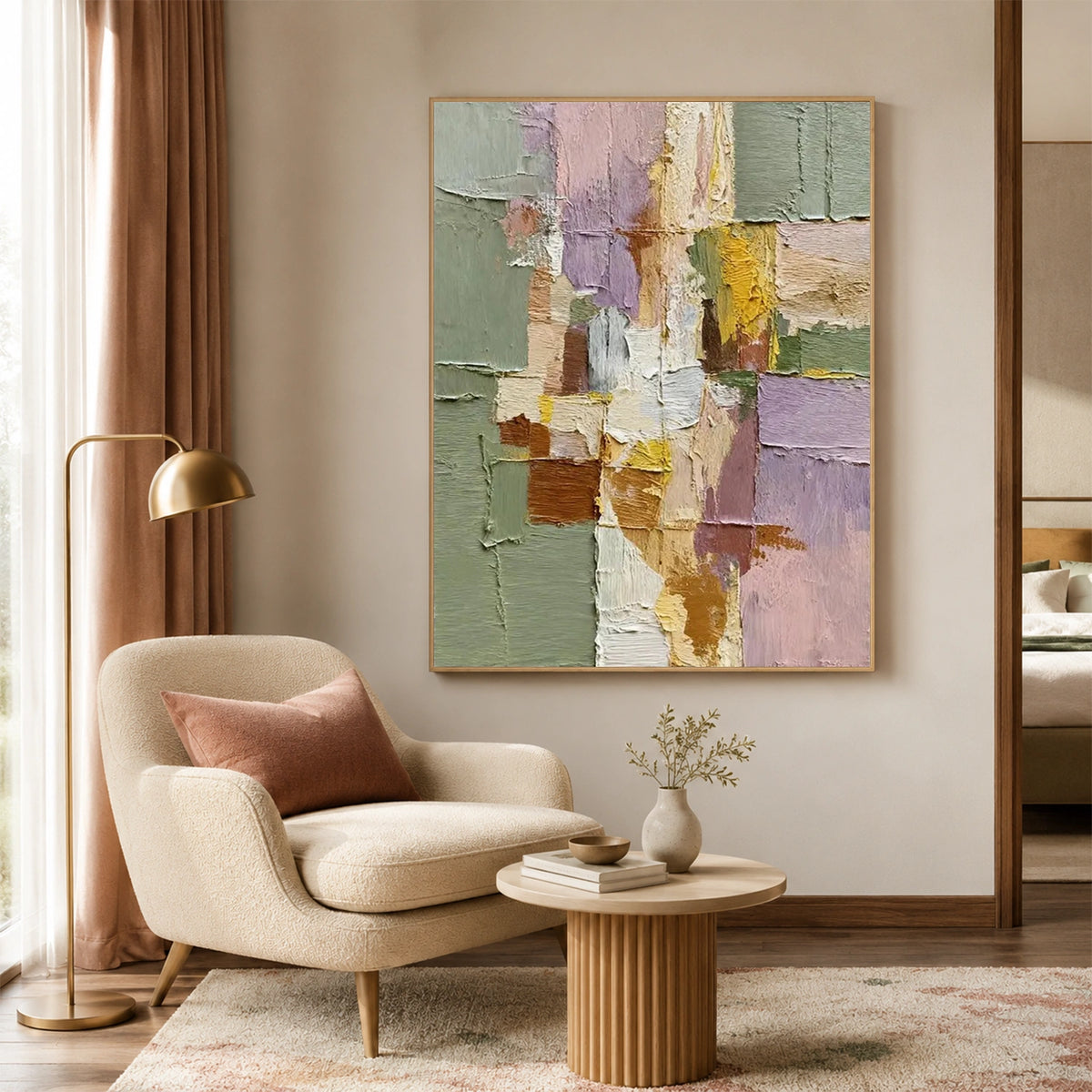 Abstract Textured Wall Art #AW286