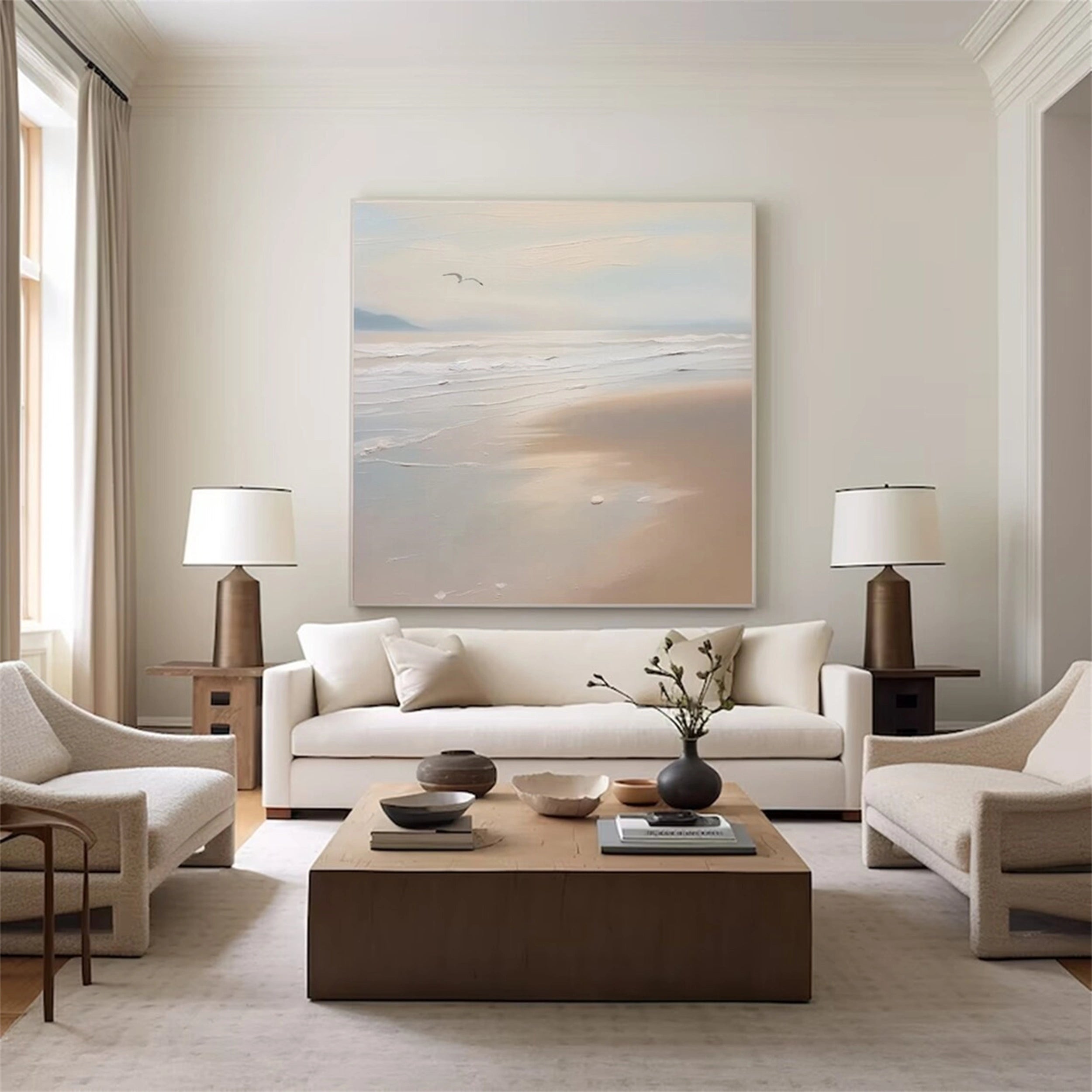 Sky And Ocean Painting #SO039
