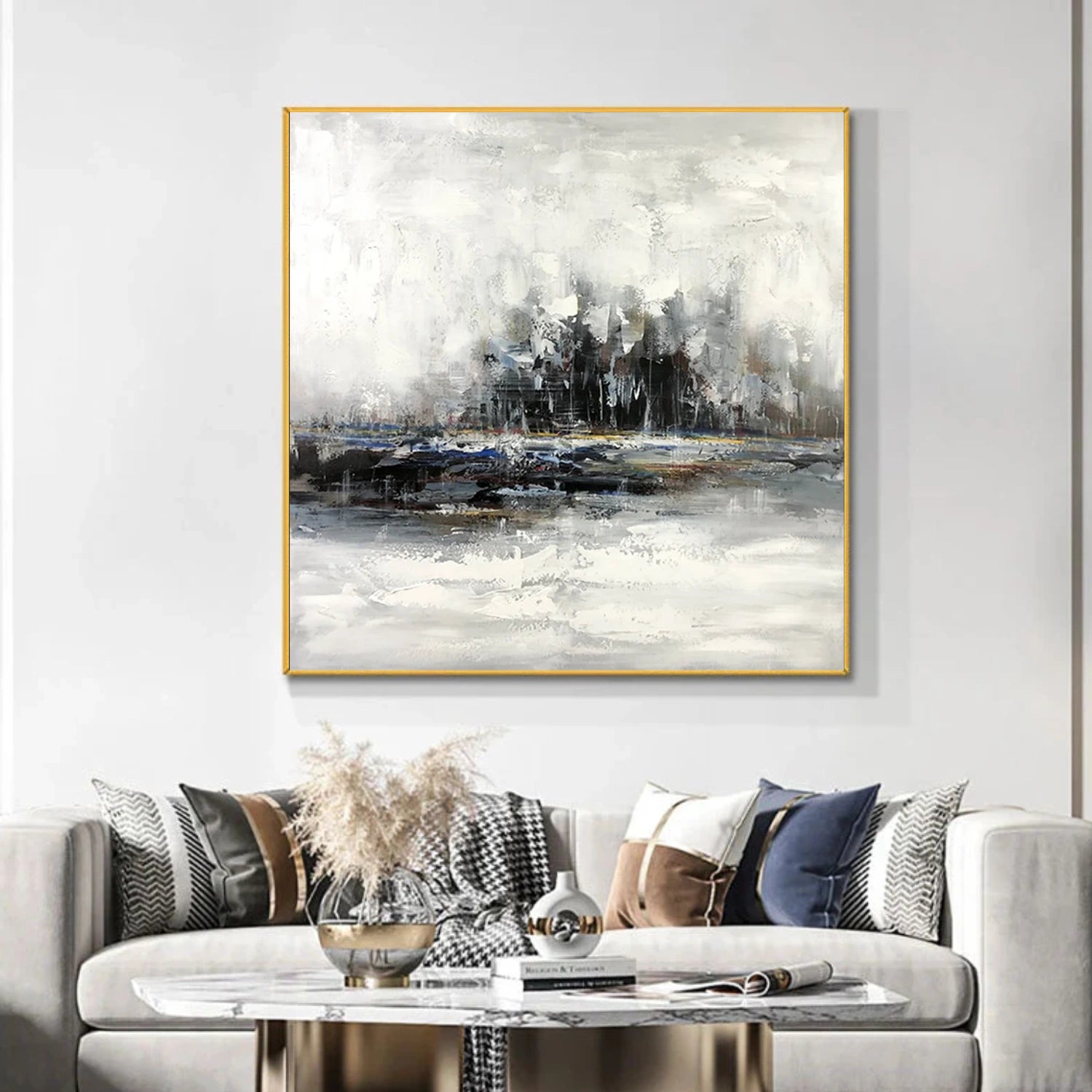 Wabi Sabi Abstract Canvas Art #WA230