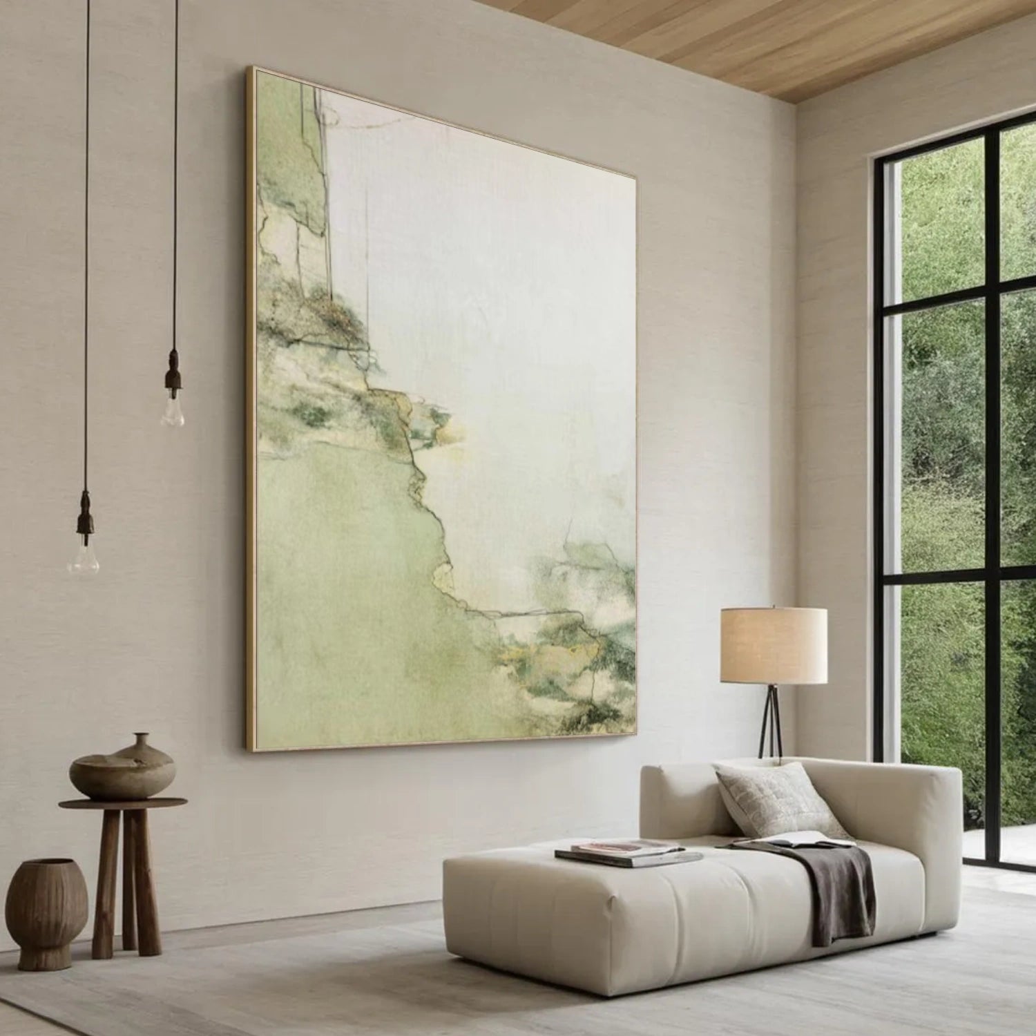 Wabi Sabi Abstract Canvas Art #WA237