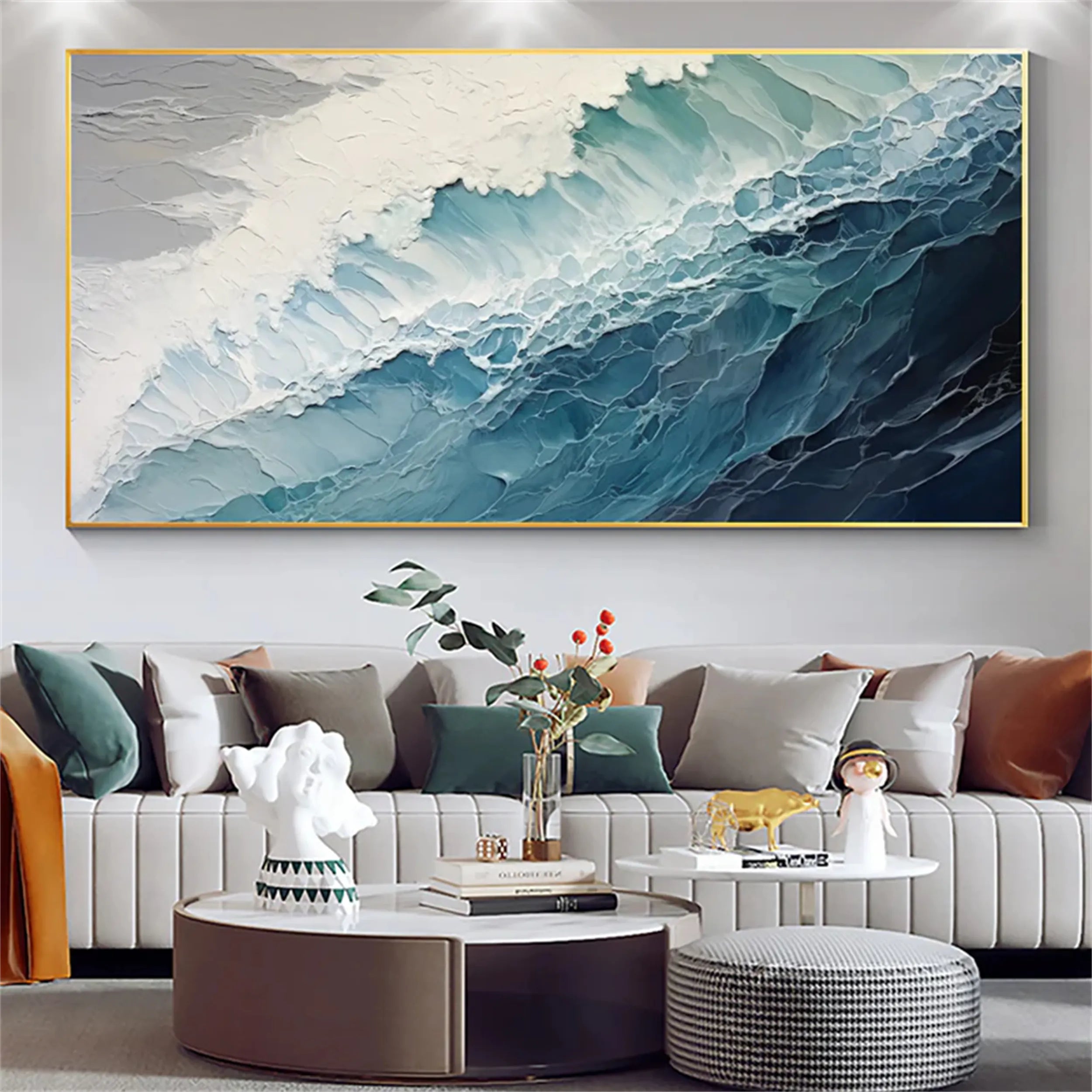 Sky And Ocean Painting #SO089