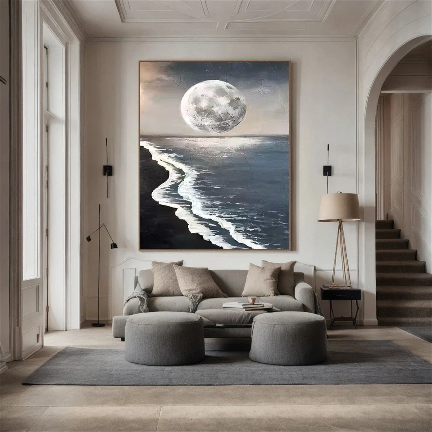 Sky and Ocean Painting #SO216