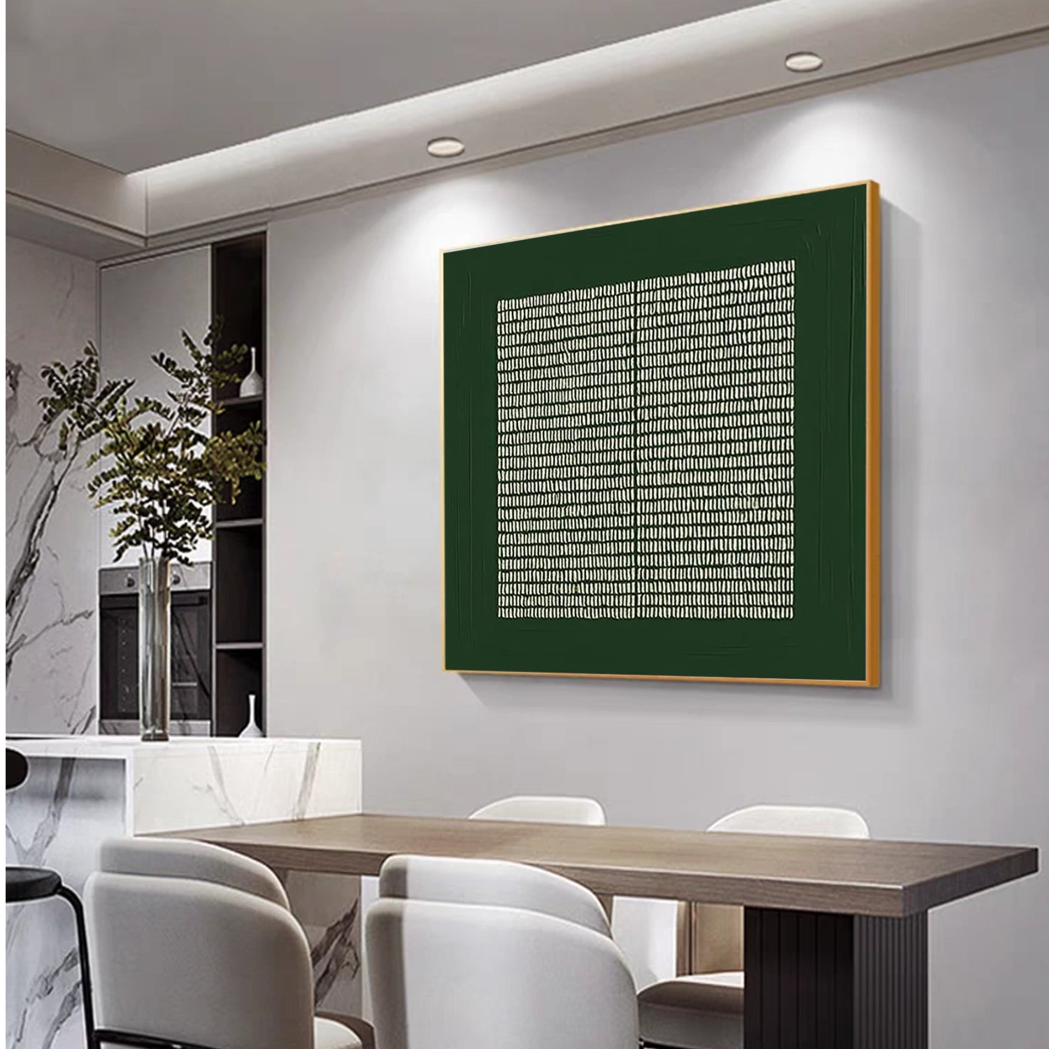 Green Minimalist Wall Art #GT055