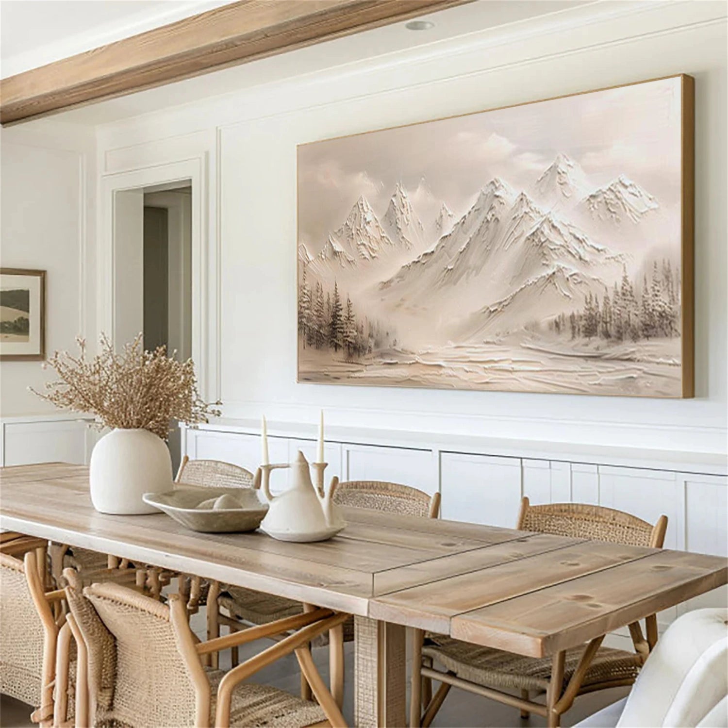 Abstract Mountain Textured Wall Art #WT230