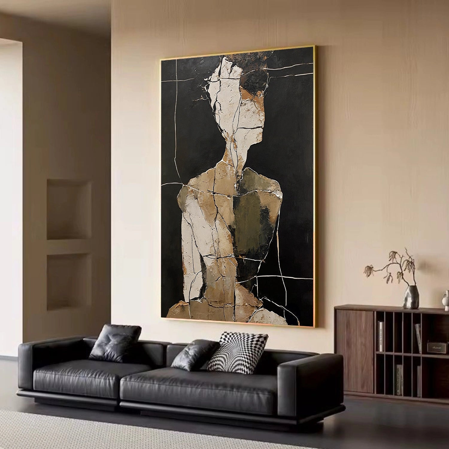 Abstract Portrait Wall Art #WP039