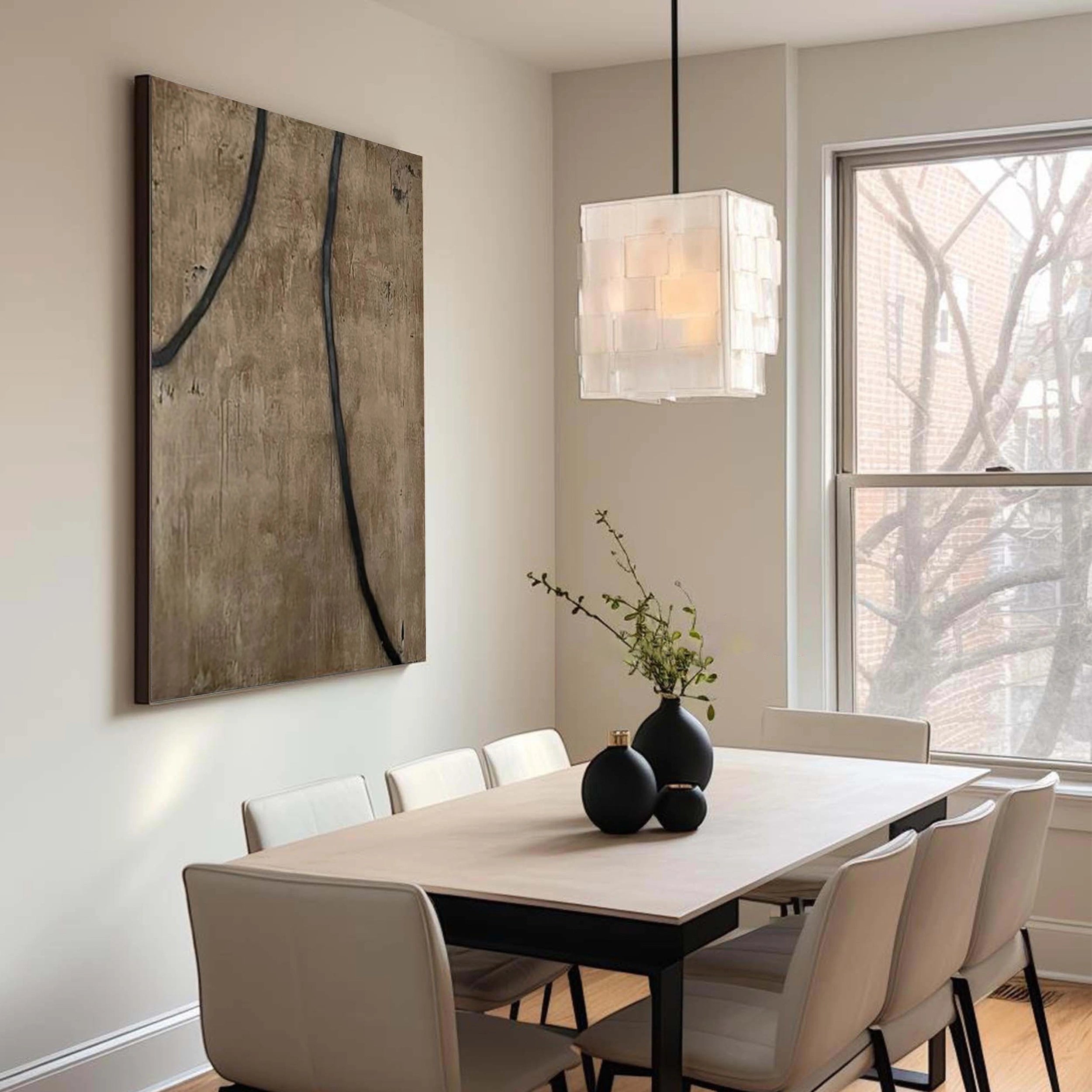 Wabi Sabi Abstract Wall Art #WA087