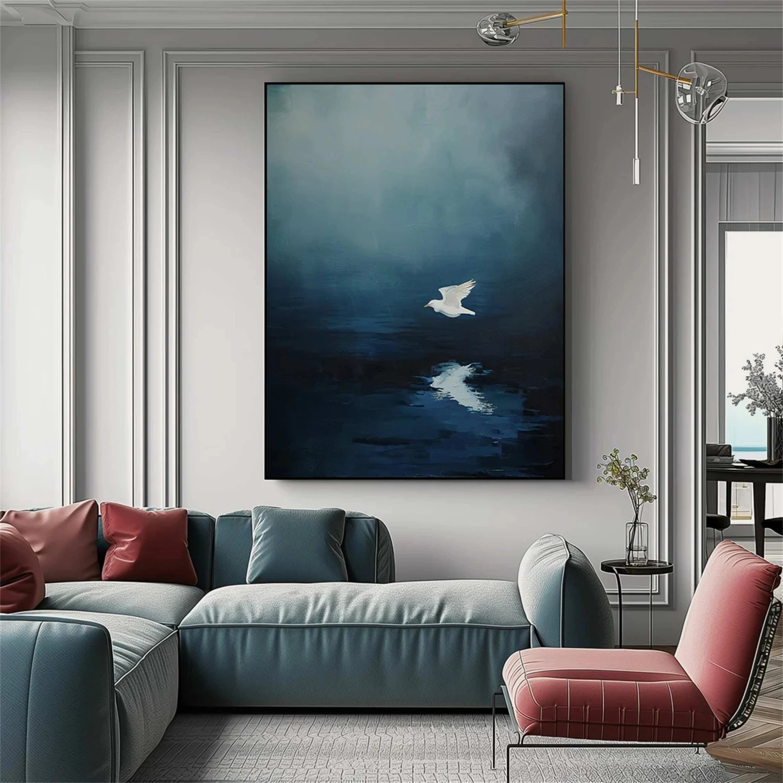 Sky and Ocean painting #SO033