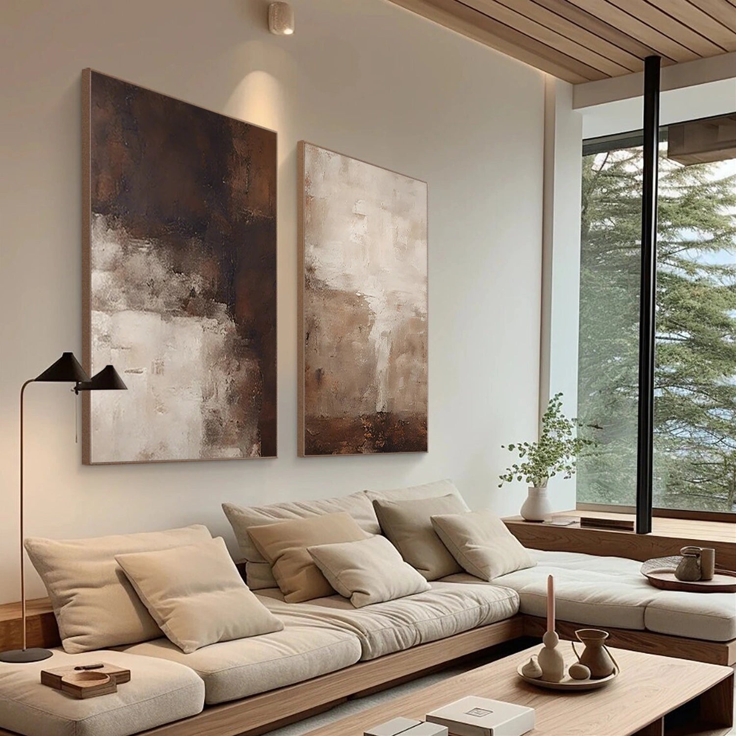 Abstract Wall Art Set of 2 #AW112
