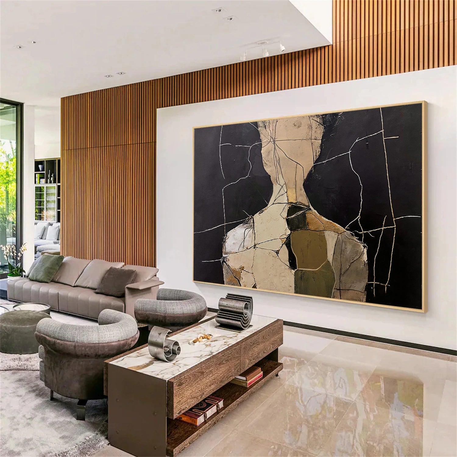 Abstract Portrait Wall Art #WP038