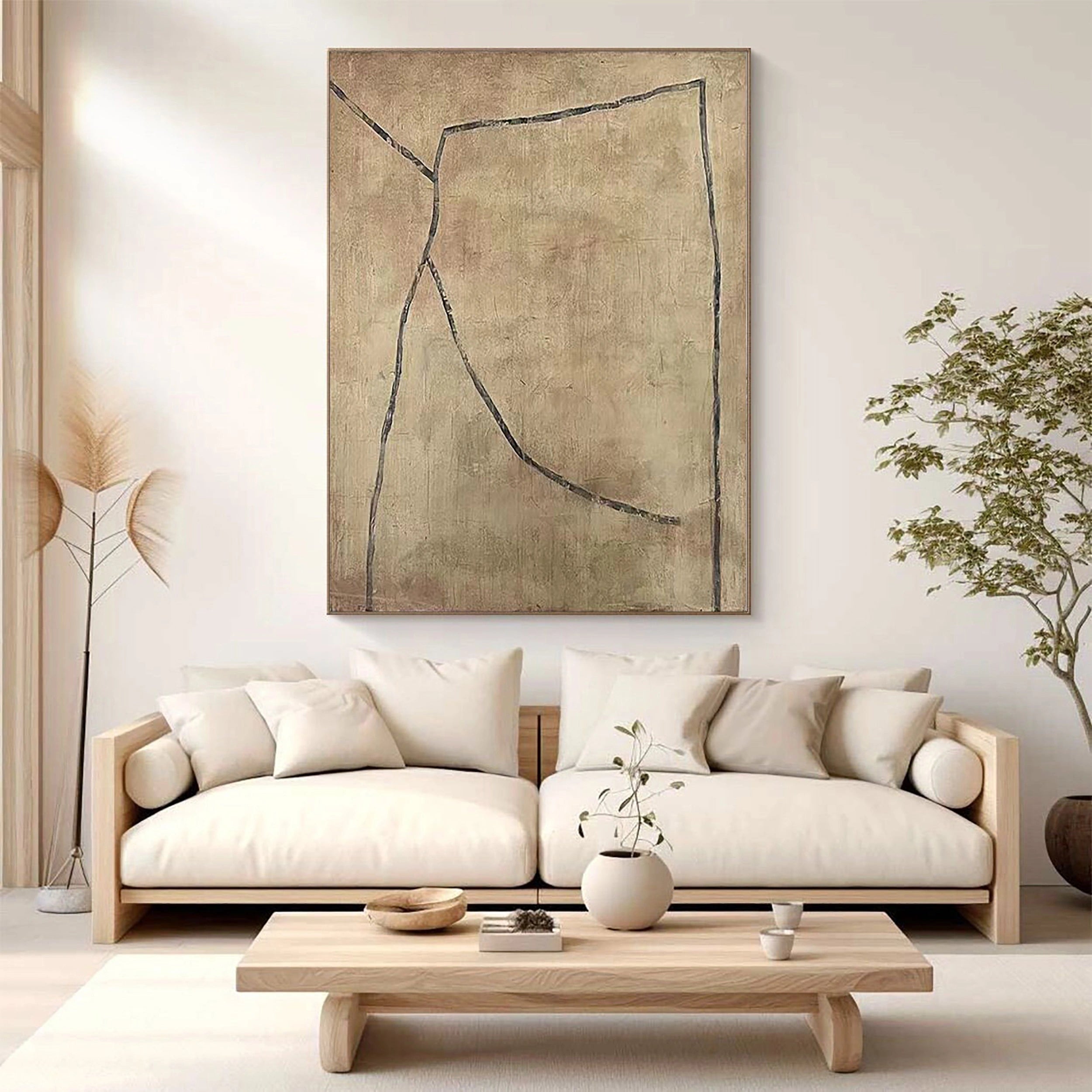 Wabi Sabi Abstract Wall Art #WA086