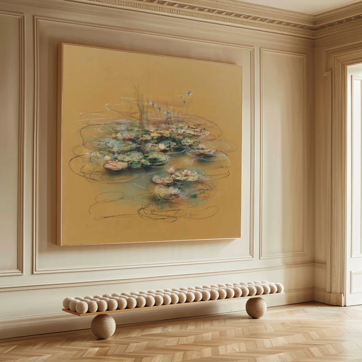 Tree And Flower Abstract Wall Art #TF148