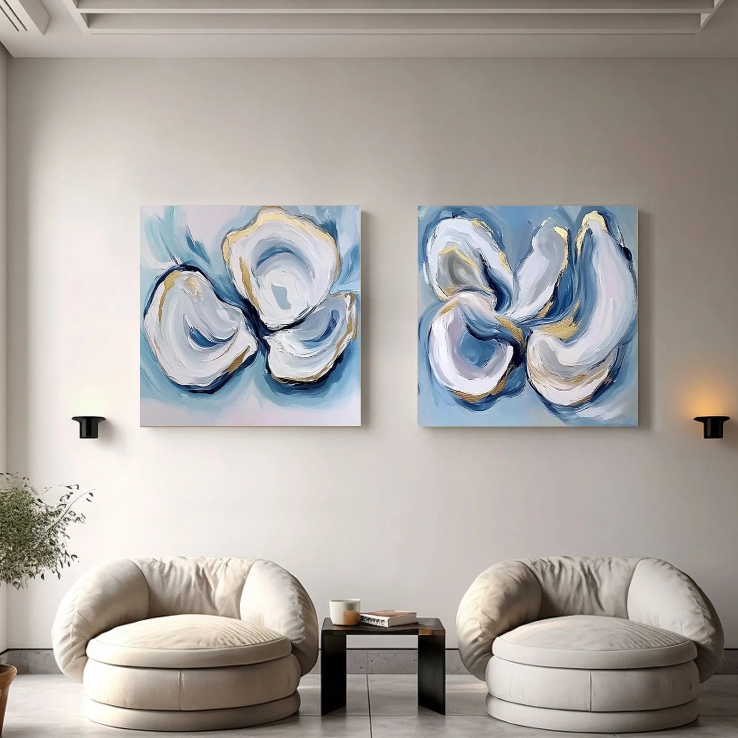 Abstract Wall Art Set of 2 #AW128