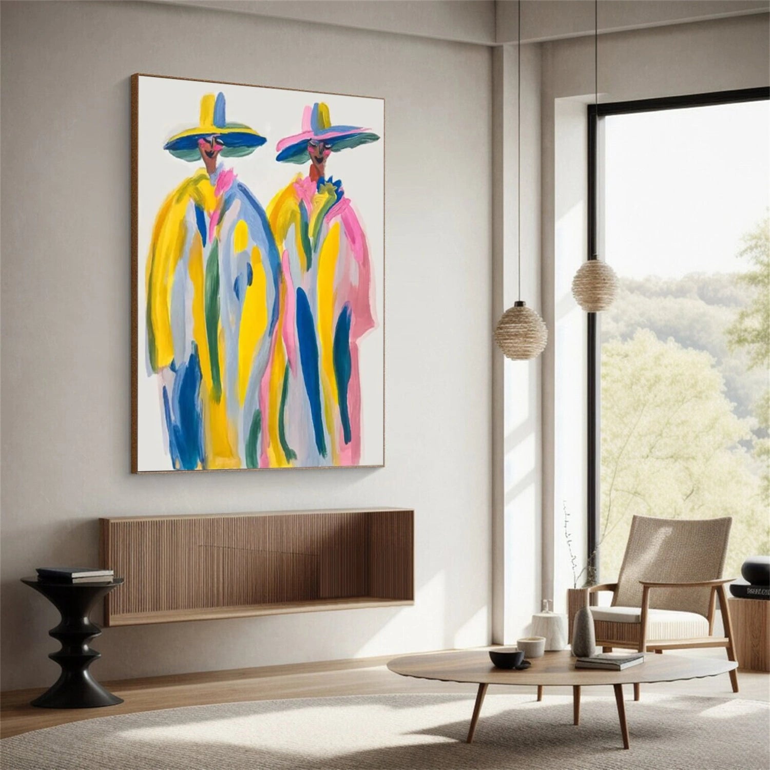 Abstract Portrait Wall Art #WP020