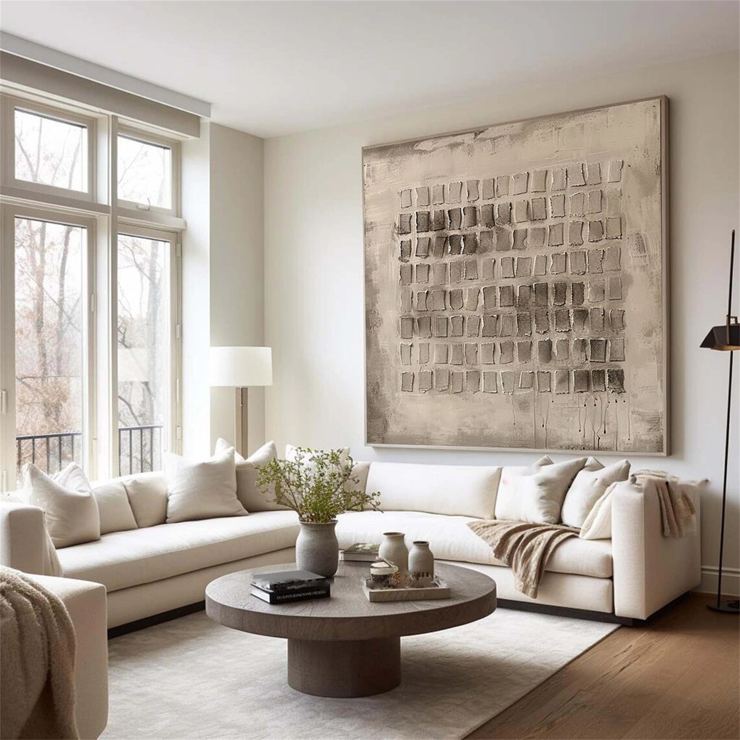Wabi Sabi Abstract Wall Art #WA117