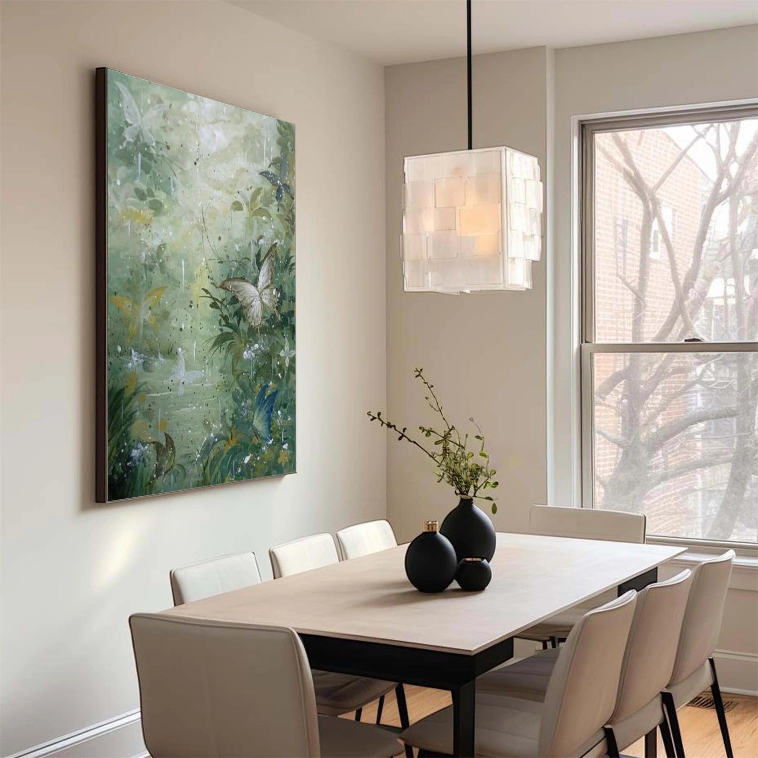 Abstract Animal Art Butterfly Wall Art #AT060